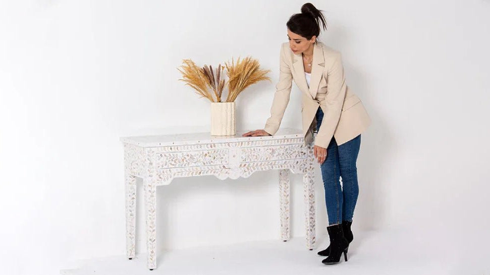 5 Common Myths About Mother of Pearl Furniture (Debunked) - Art and craft furniture