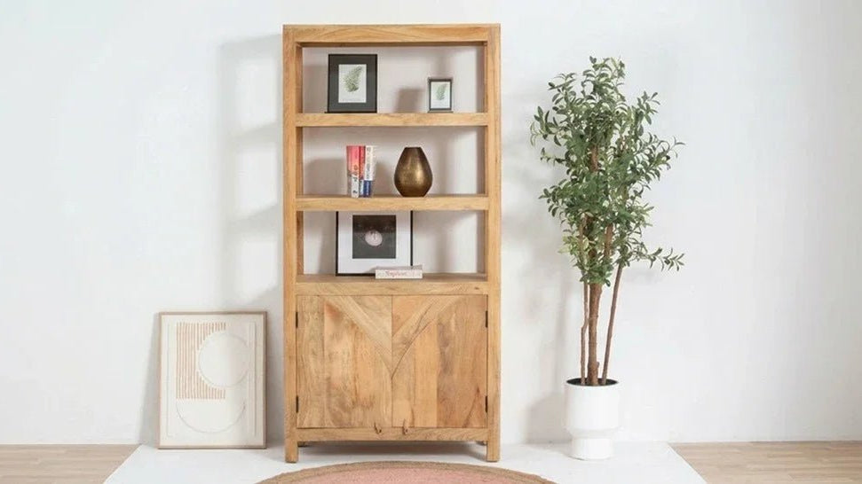 Bookshelves Are Not Just for Books: 8 Functional Uses Modern Homes Overlook - Art and craft furniture