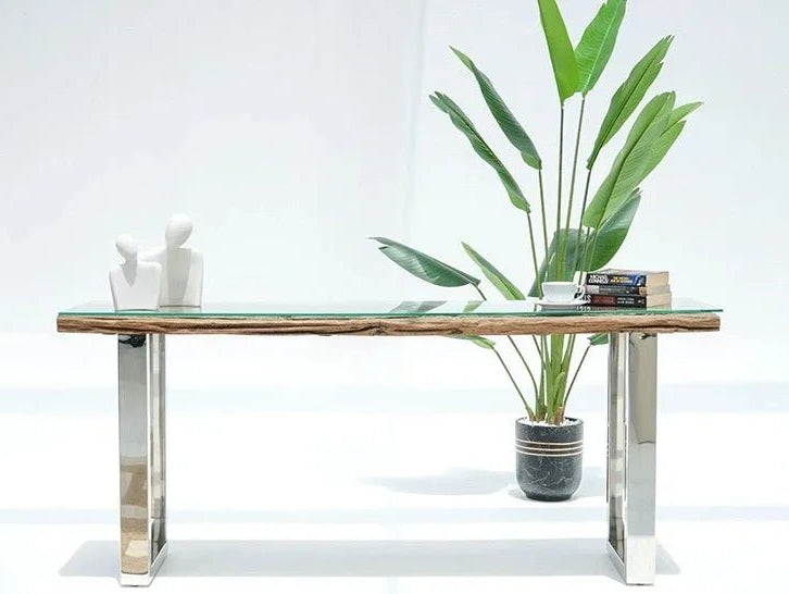 How to Create a Signature Entrance with the Right Console Table and Mirror - Art and craft furniture