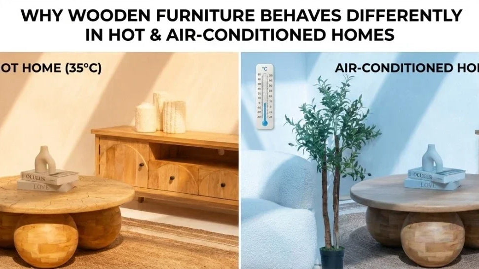 Why Wooden Furniture Behaves Differently in Hot & Air-Conditioned Homes