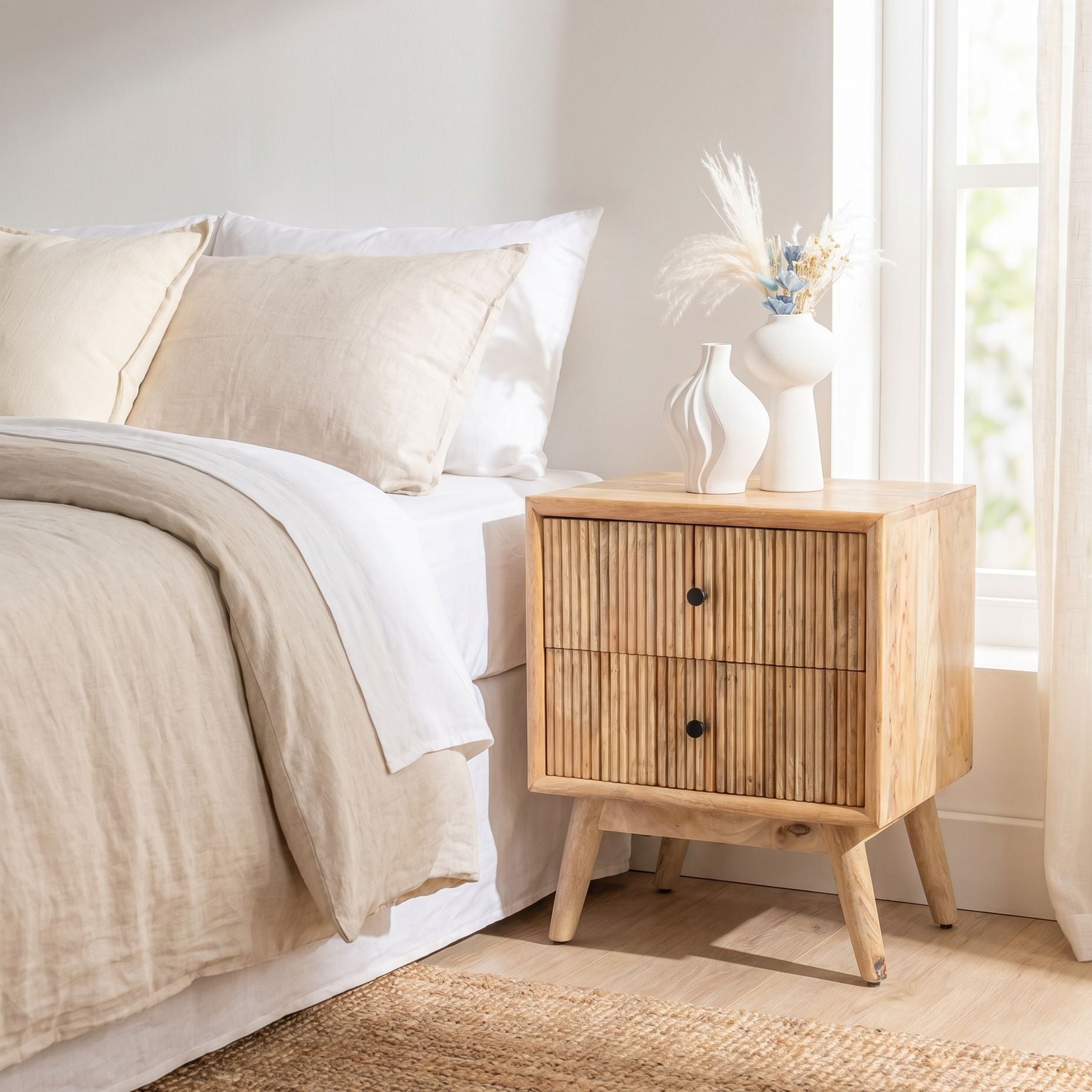 Bedside Table & Nightstand - Art and craft furniture