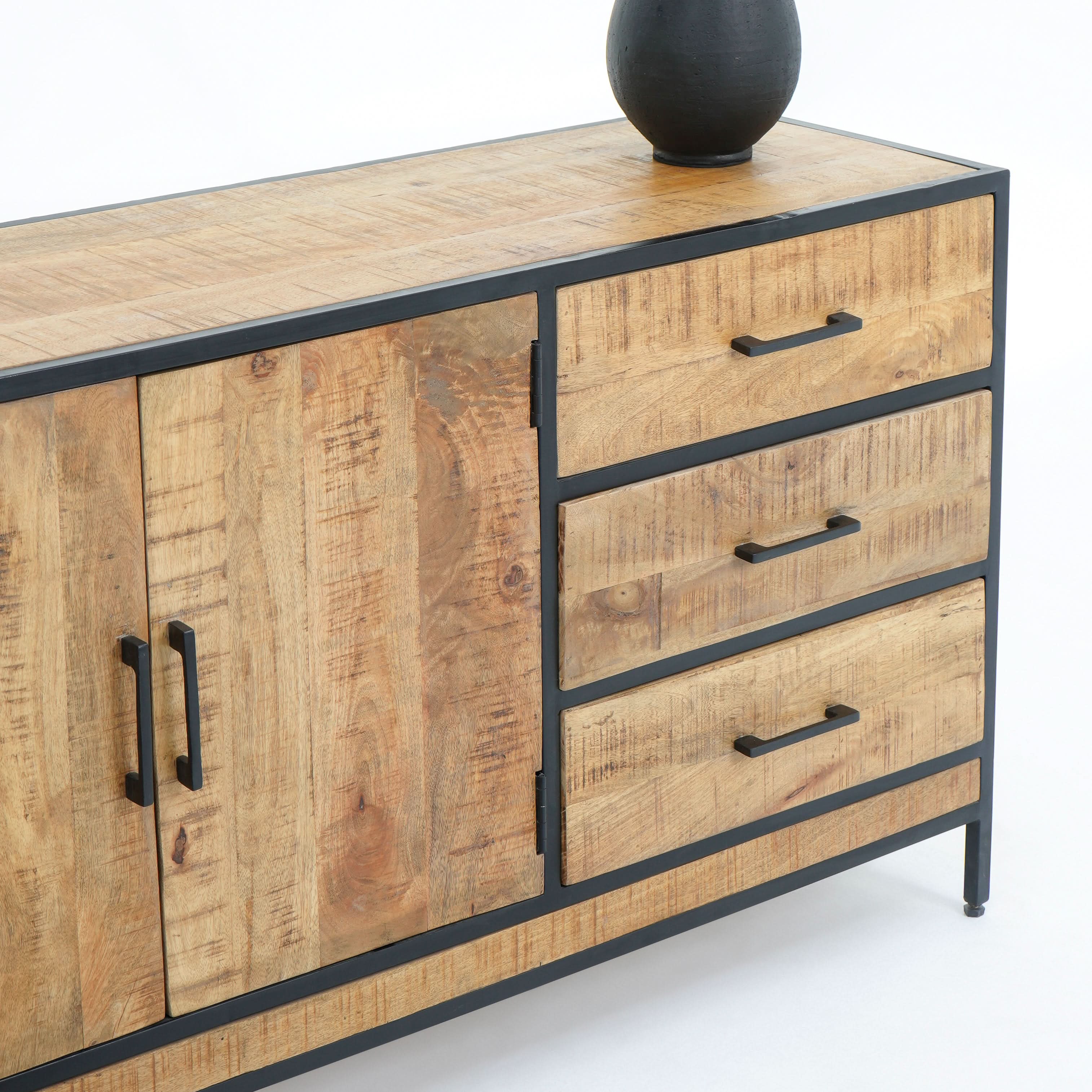 WESTLAE SIX DRAWER TWO DOOR SIDEBOARD - Art and craft furniture