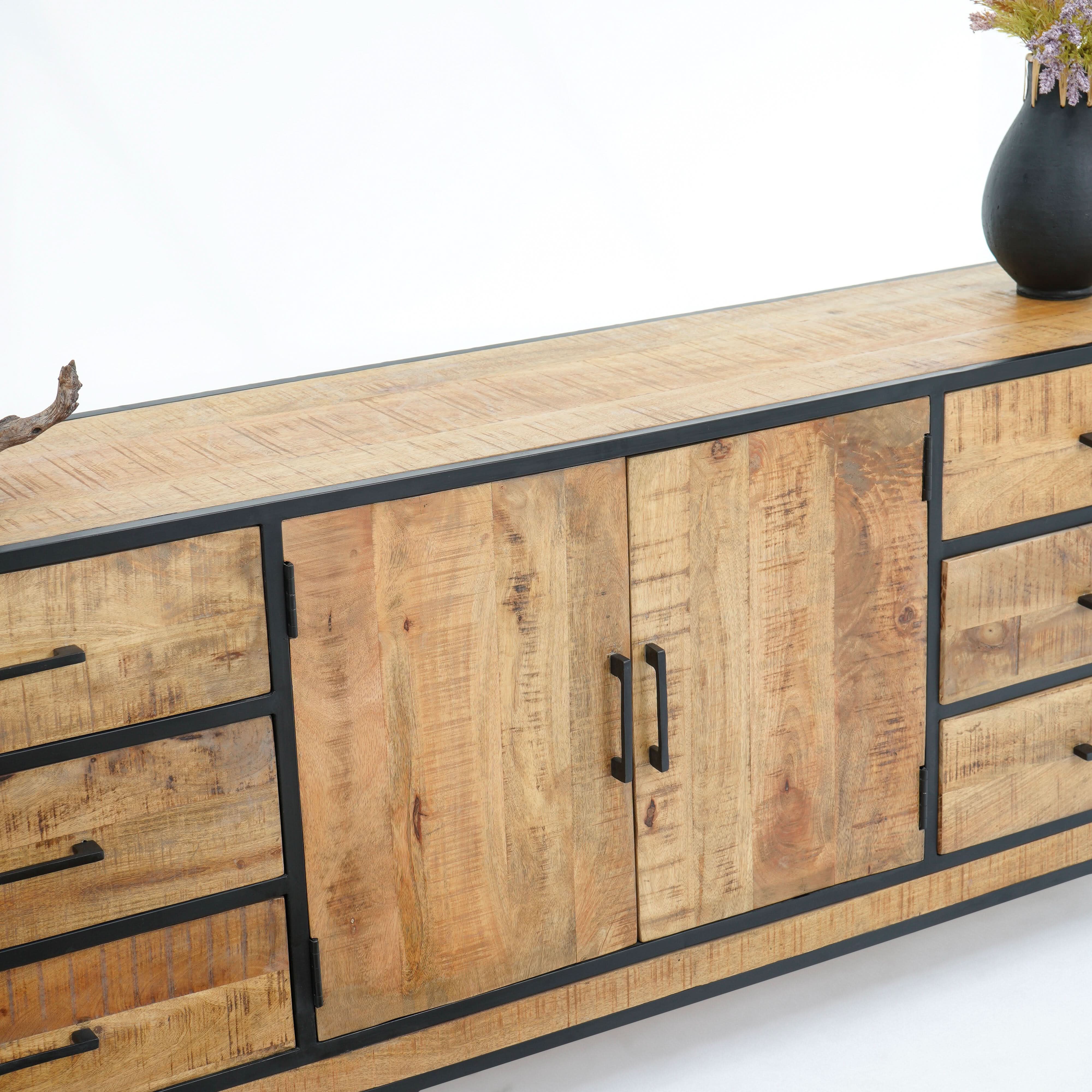 WESTLAE SIX DRAWER TWO DOOR SIDEBOARD - Art and craft furniture