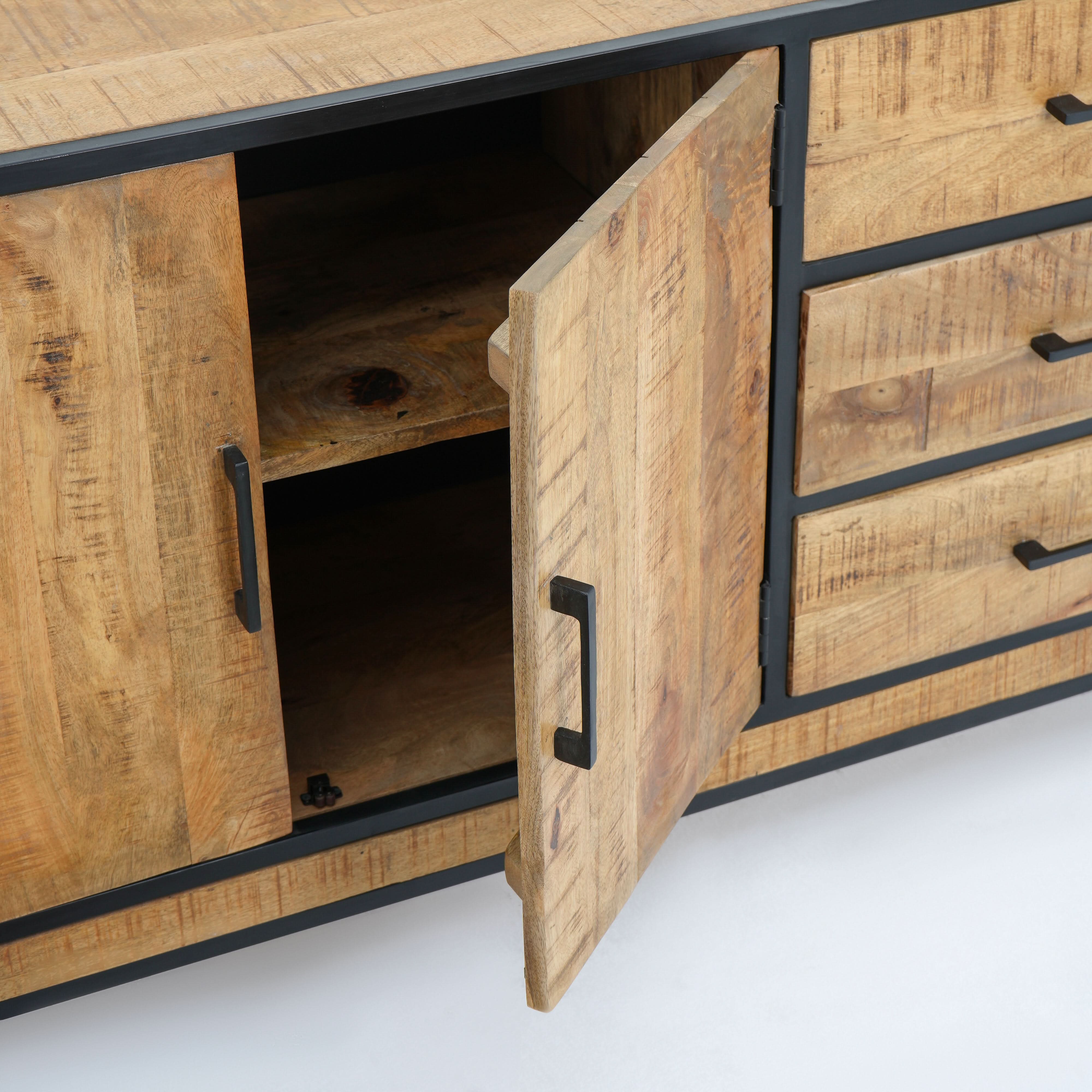 WESTLAE SIX DRAWER TWO DOOR SIDEBOARD - Art and craft furniture