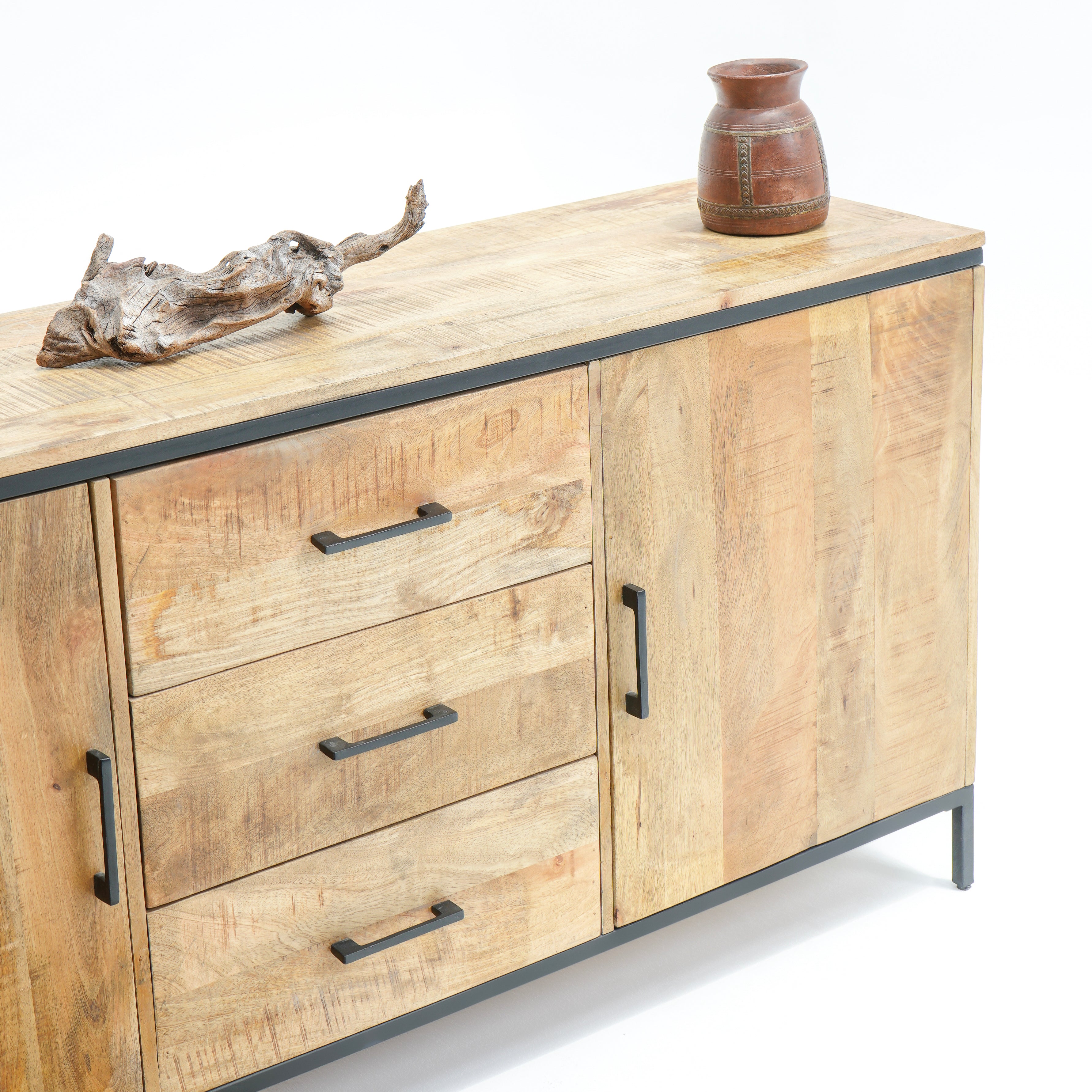 Madrid two door three drawer side board