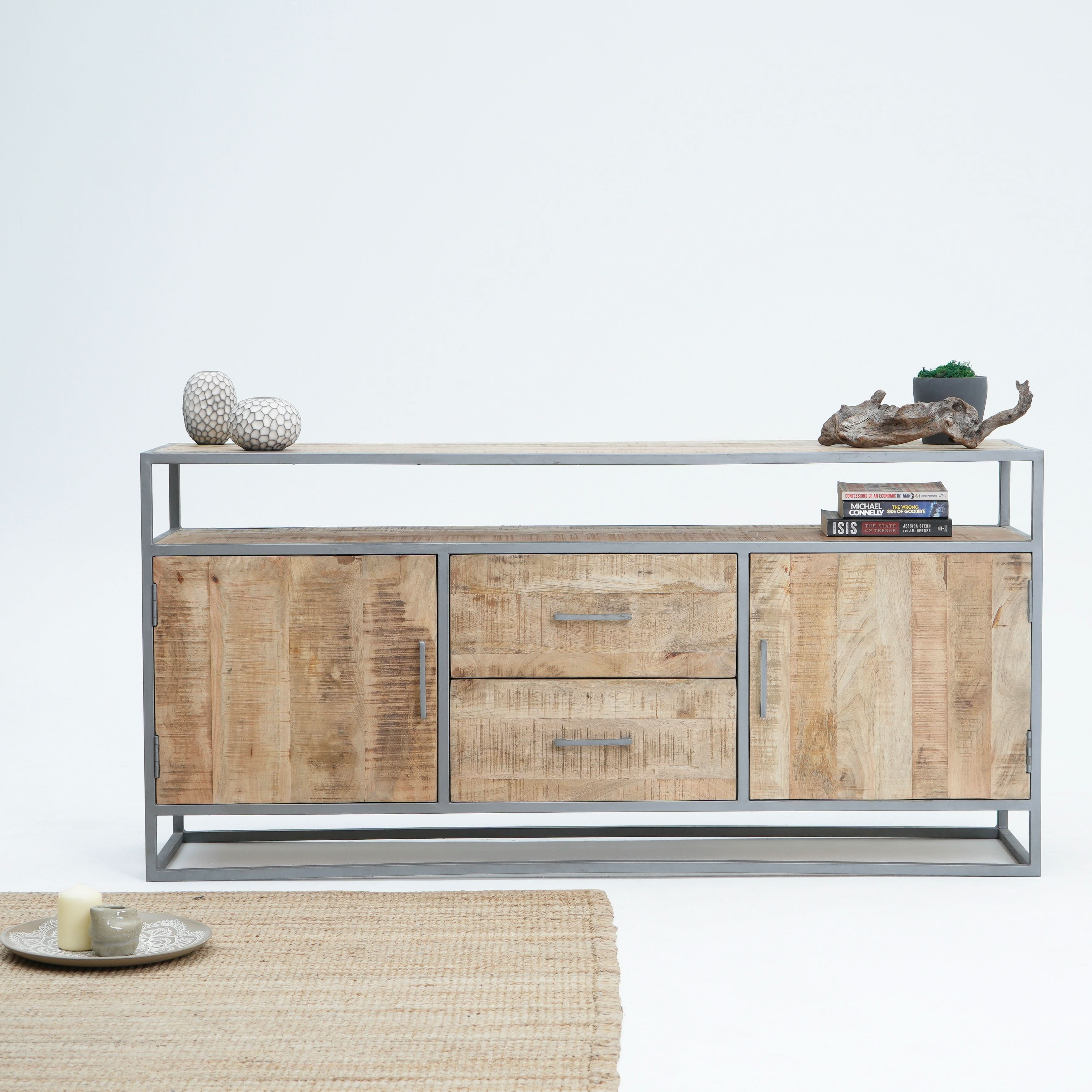 THE WINTON TWO DOOR TWO DRAWER SIDEBOARD - Art and craft furniture