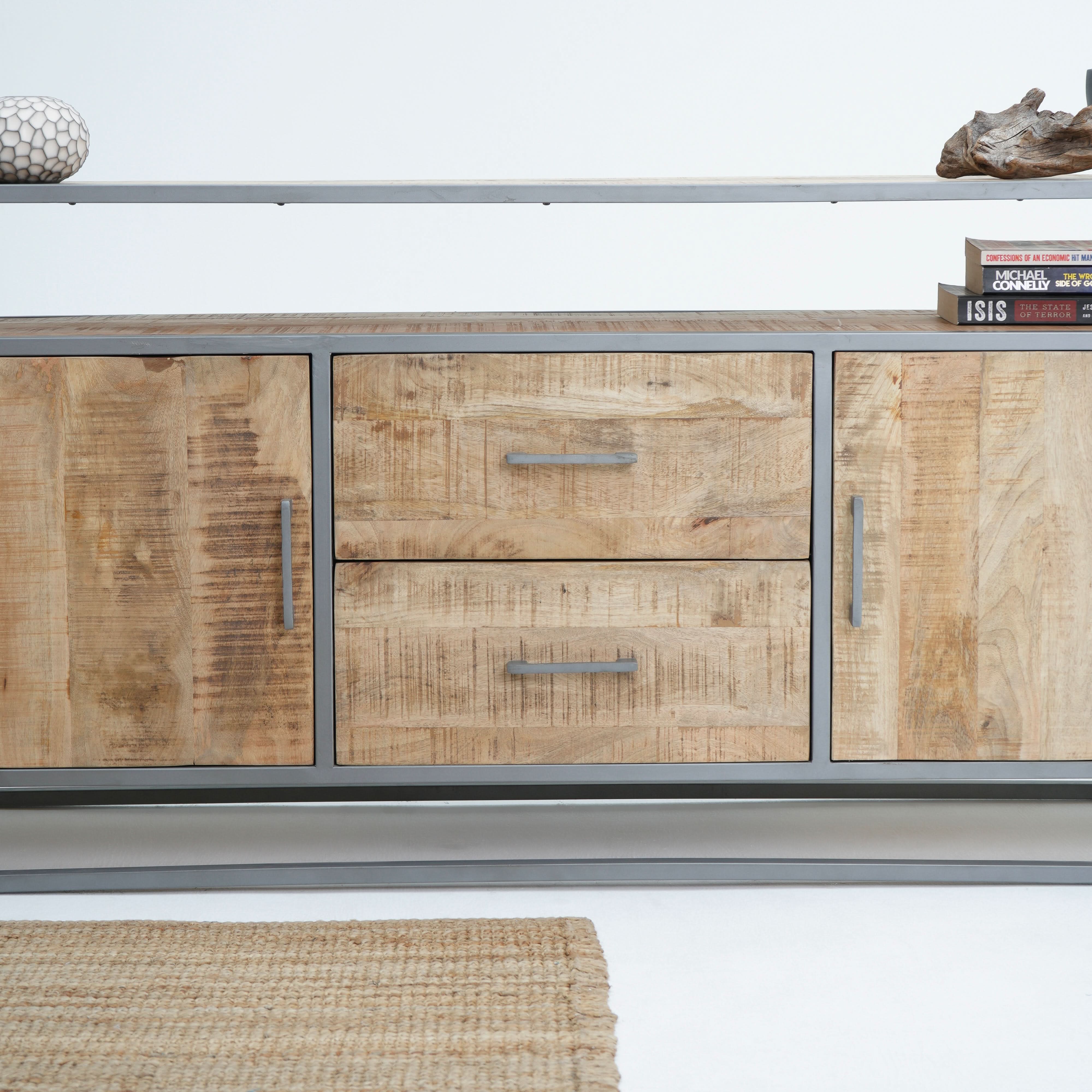 THE WINTON TWO DOOR TWO DRAWER SIDEBOARD - Art and craft furniture