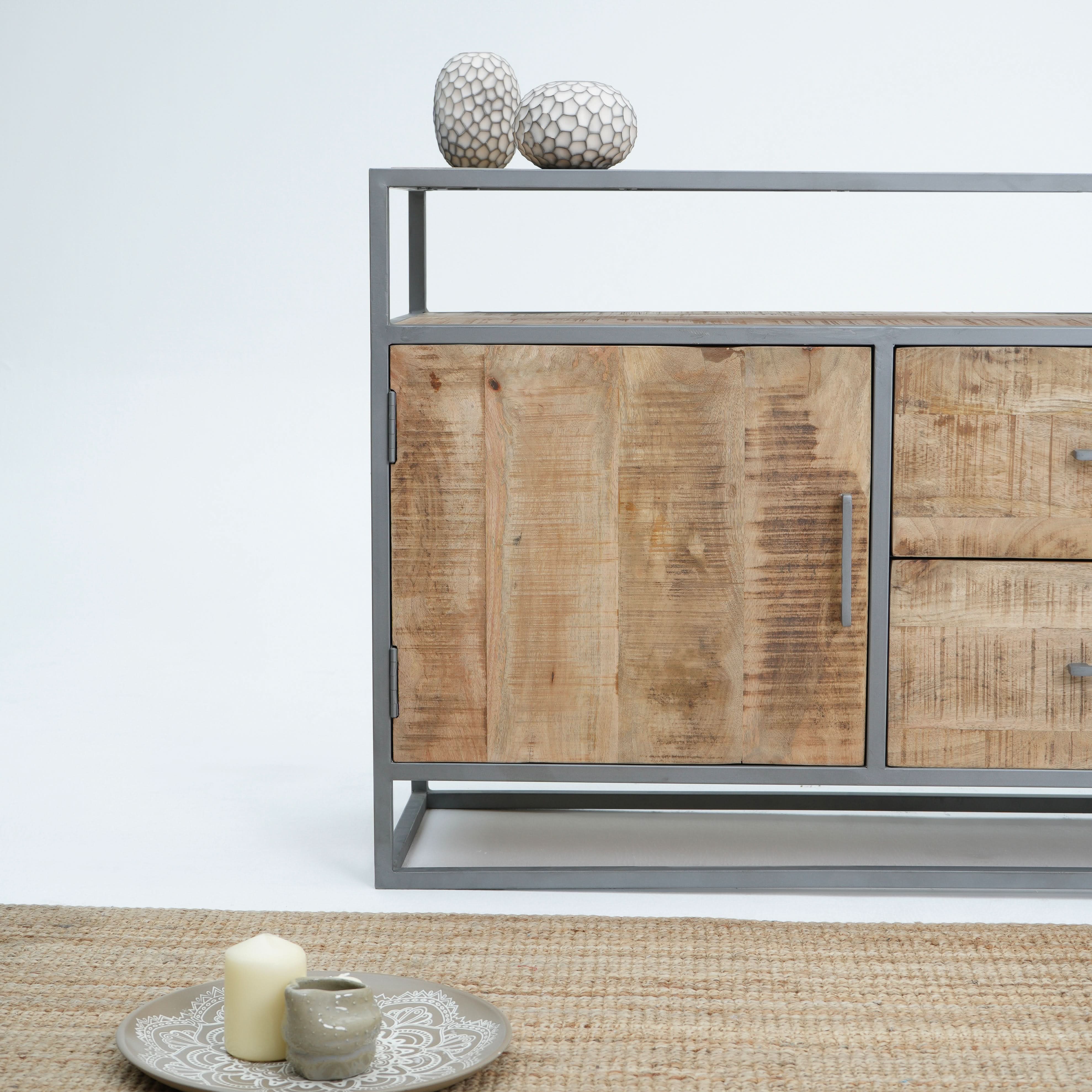 THE WINTON TWO DOOR TWO DRAWER SIDEBOARD - Art and craft furniture