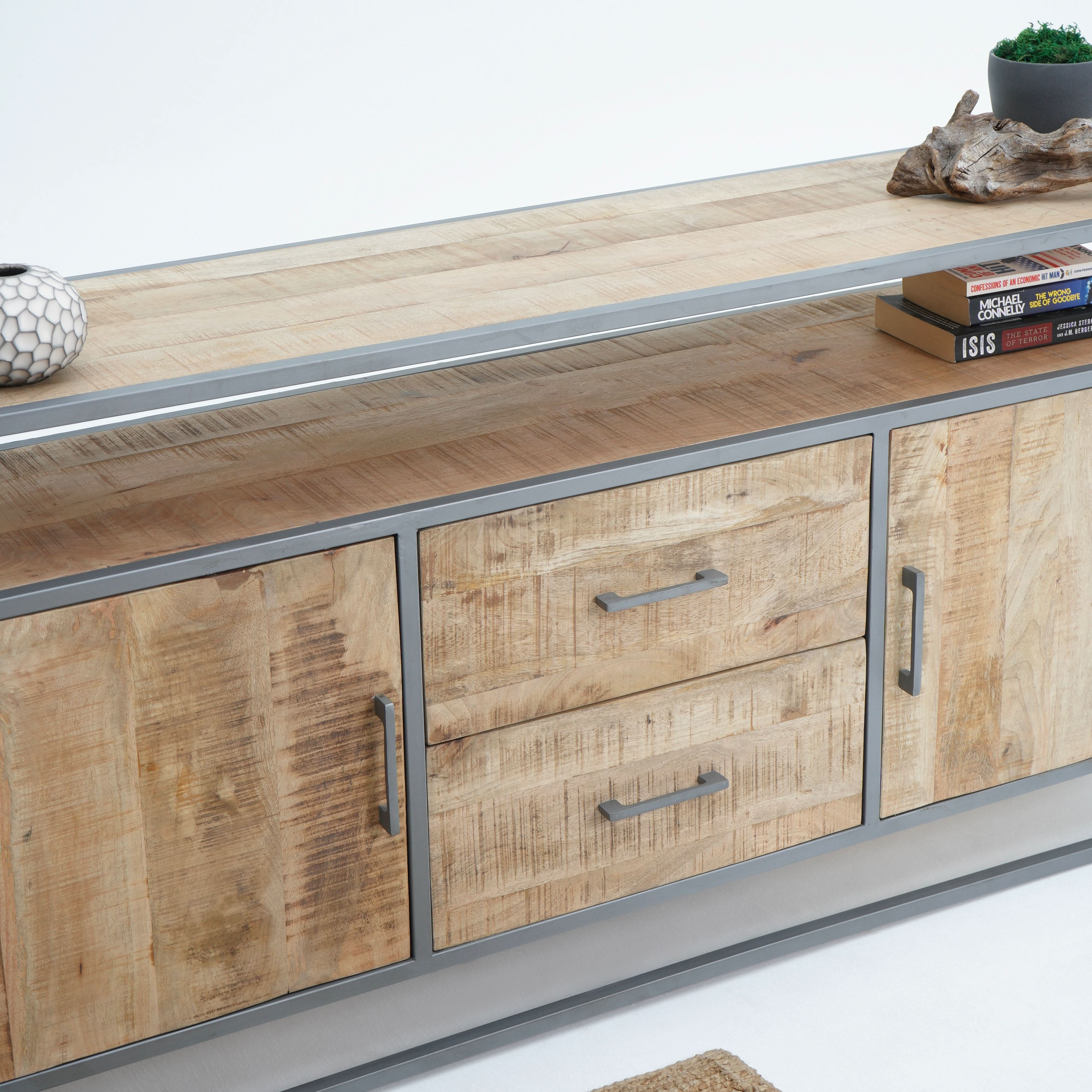 THE WINTON TWO DOOR TWO DRAWER SIDEBOARD - Art and craft furniture