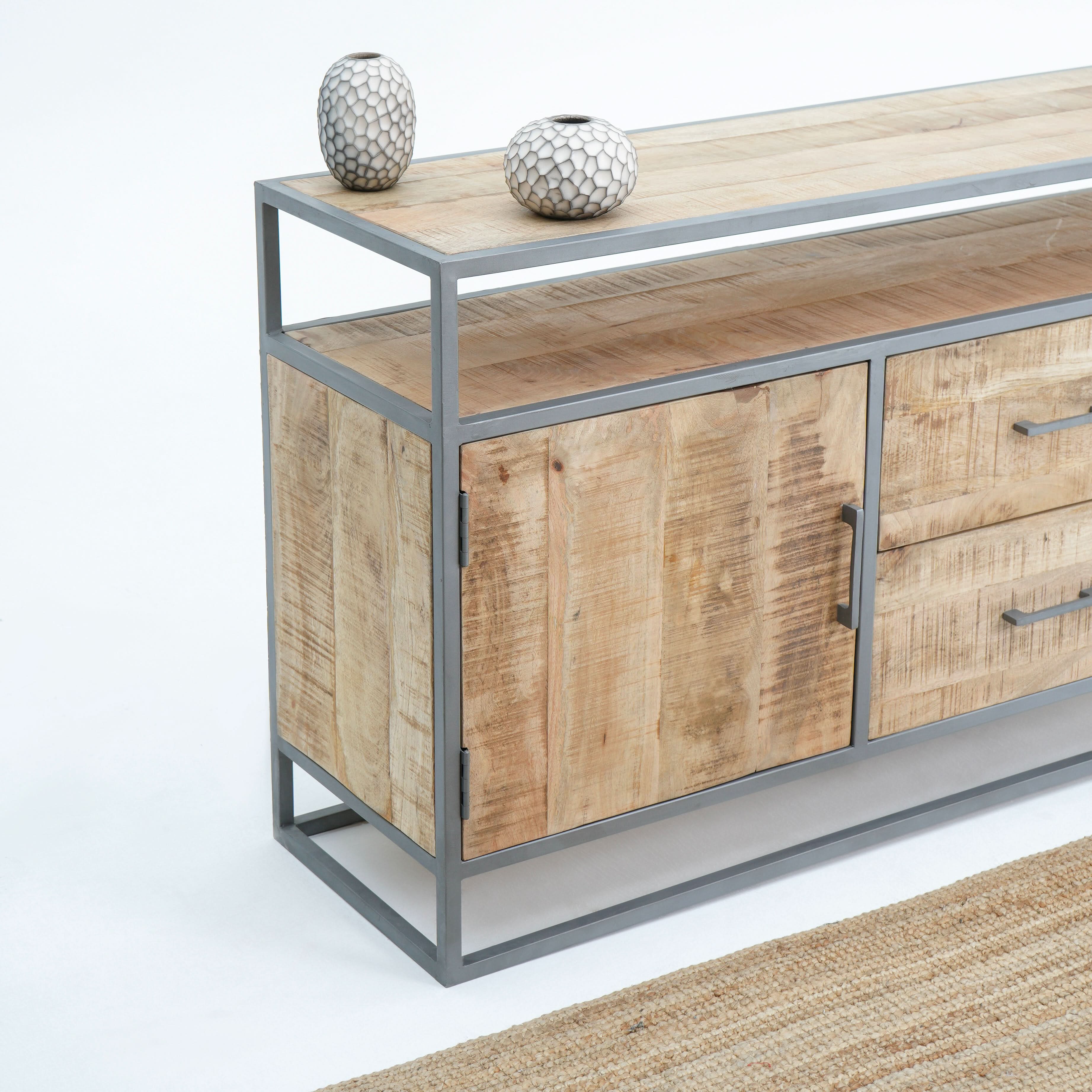 THE WINTON TWO DOOR TWO DRAWER SIDEBOARD - Art and craft furniture