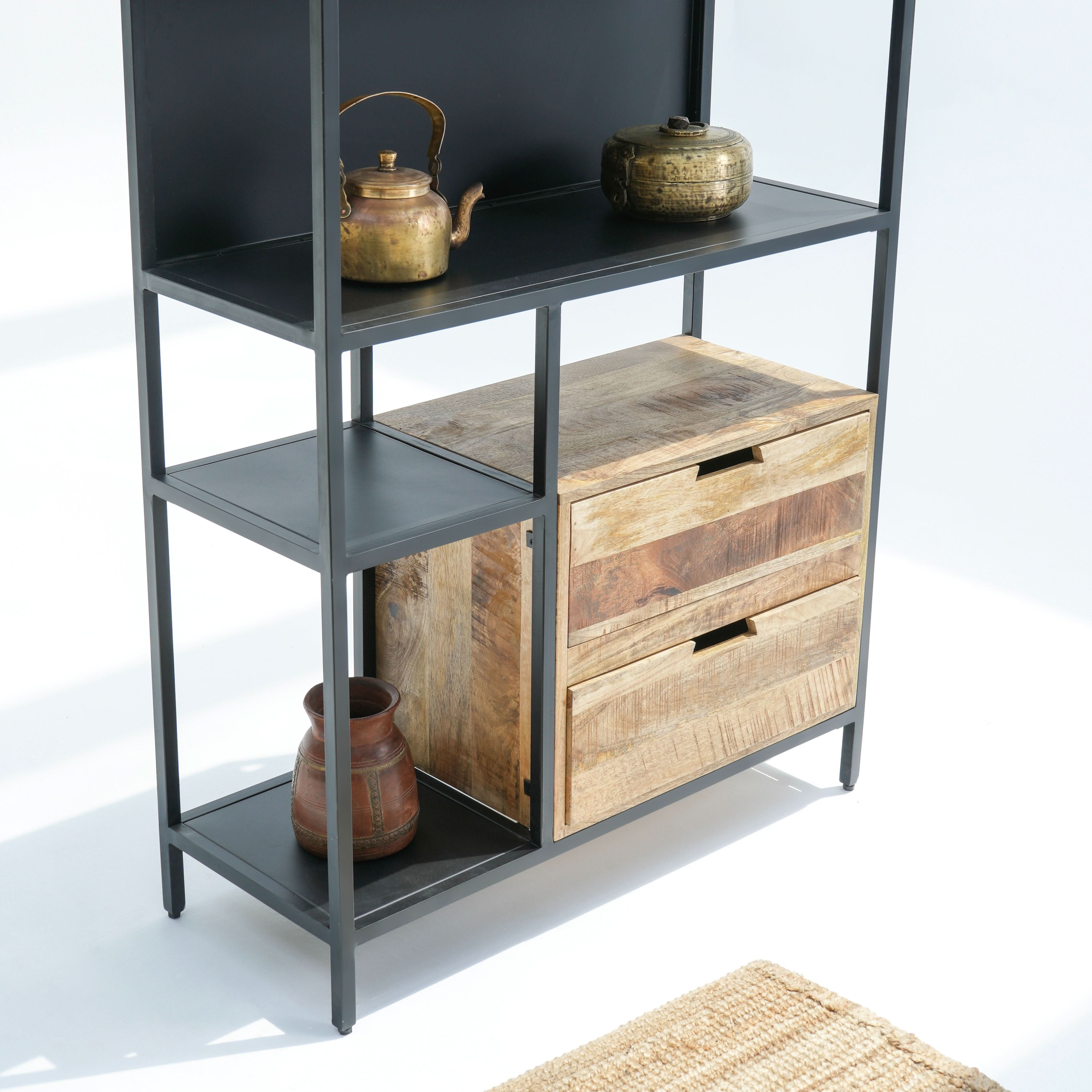 BERLIN LOFT WOODEN BOOKSHELF - Art and craft furniture