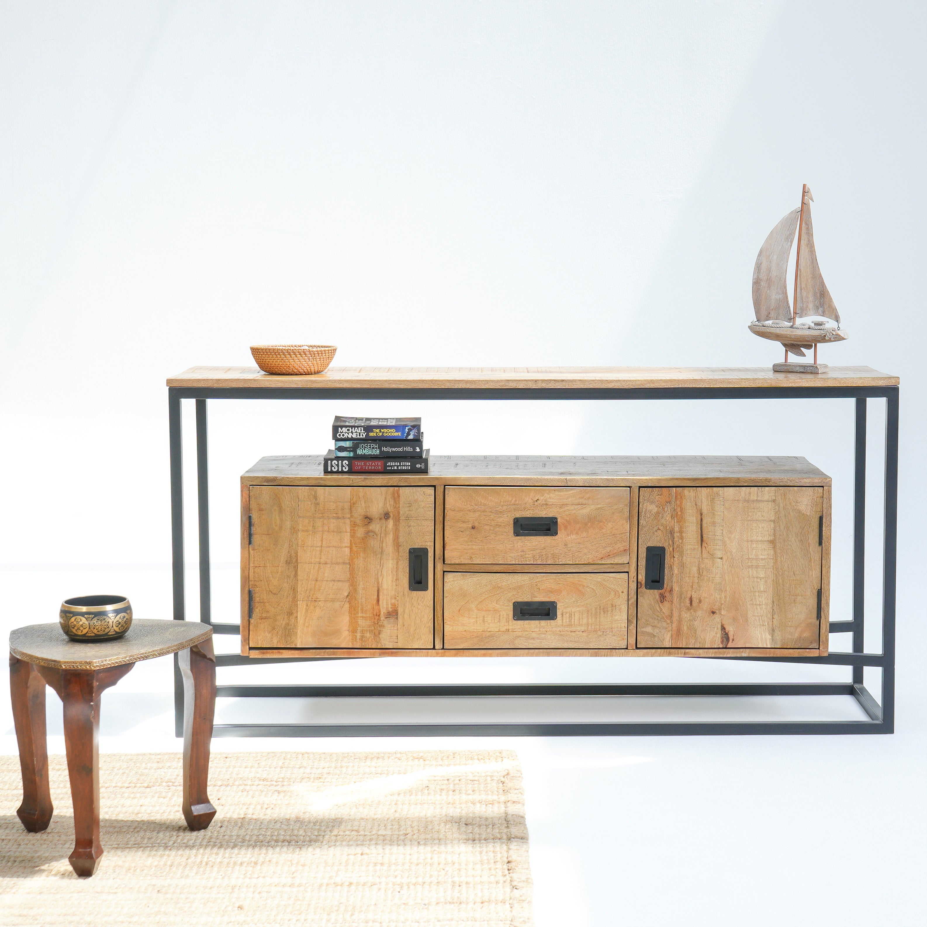 BERLIN LOFT INDUSTRIAL TWO DOOR SIDEBOARD