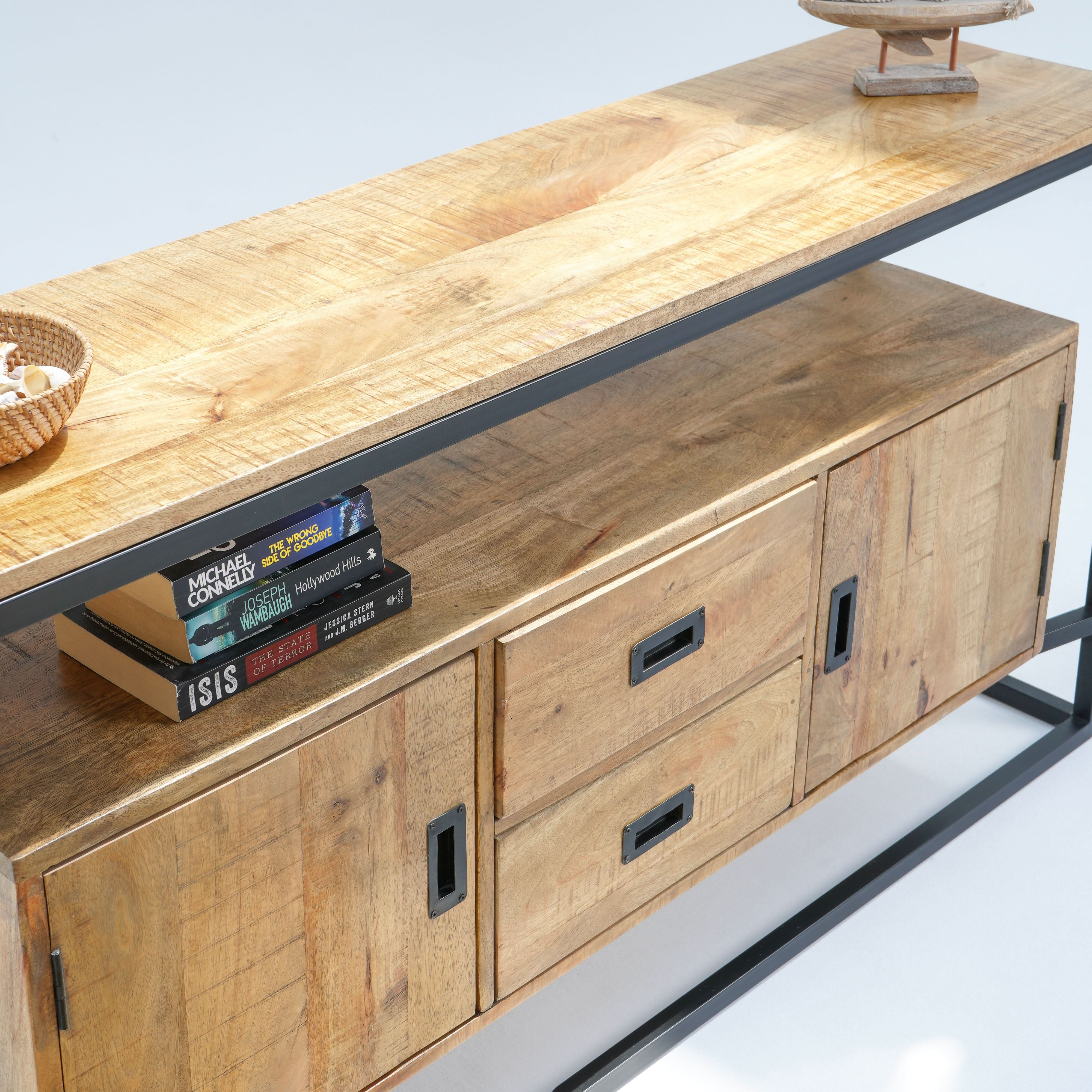 BERLIN LOFT INDUSTRIAL TWO DOOR SIDEBOARD - Art and craft furniture