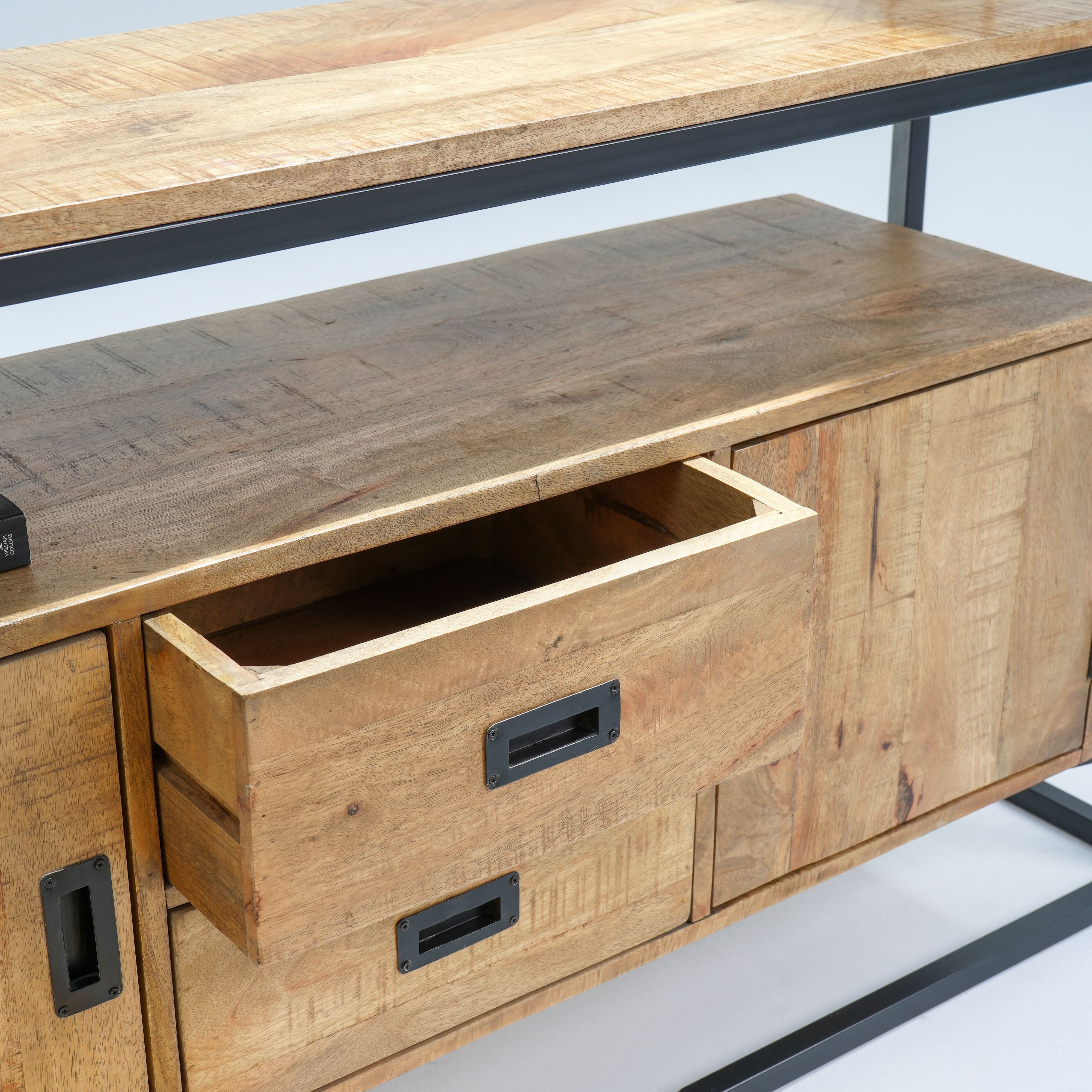 BERLIN LOFT INDUSTRIAL TWO DOOR SIDEBOARD - Art and craft furniture