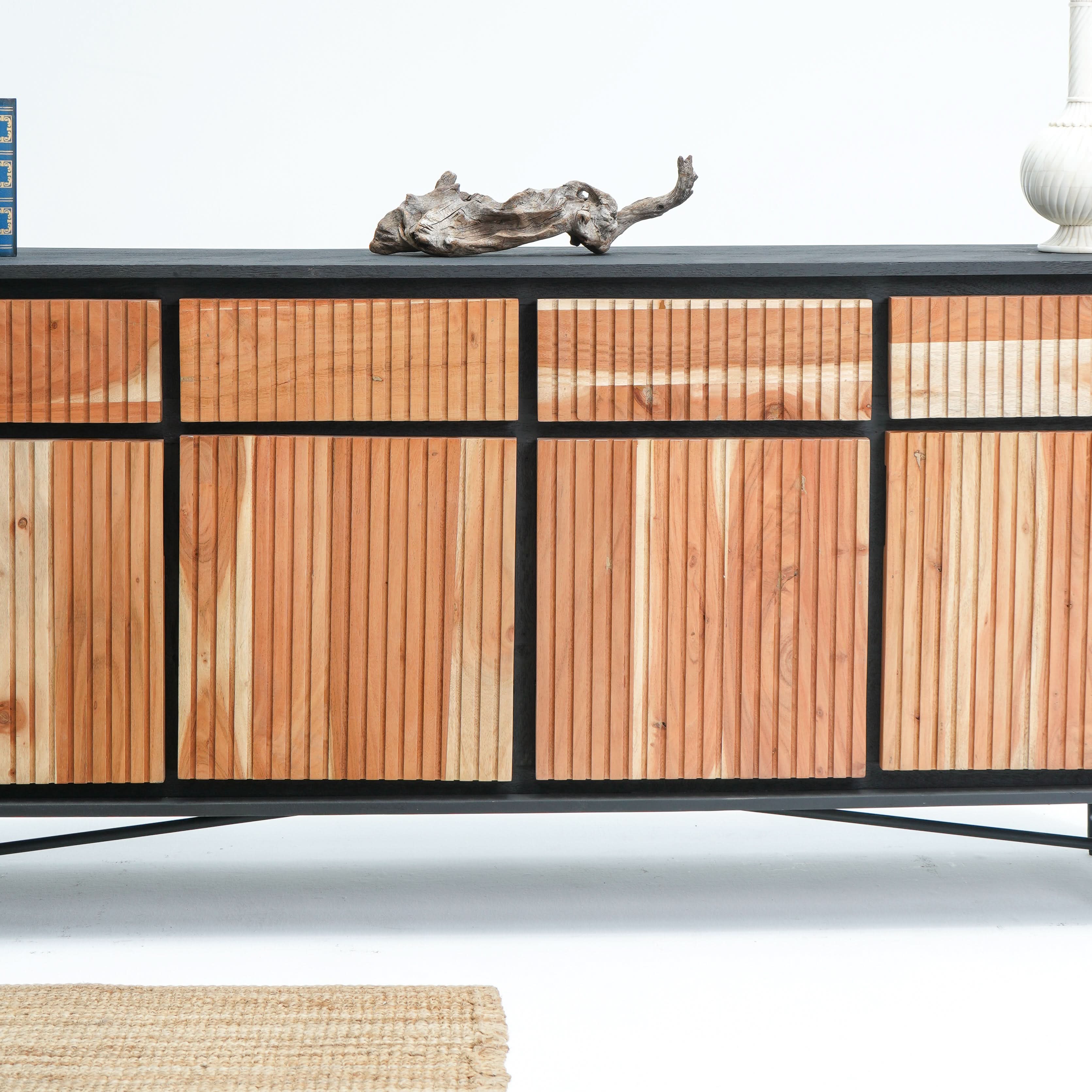 FLORENCE ACACIA WOOD SIDBEOARD - Art and craft furniture