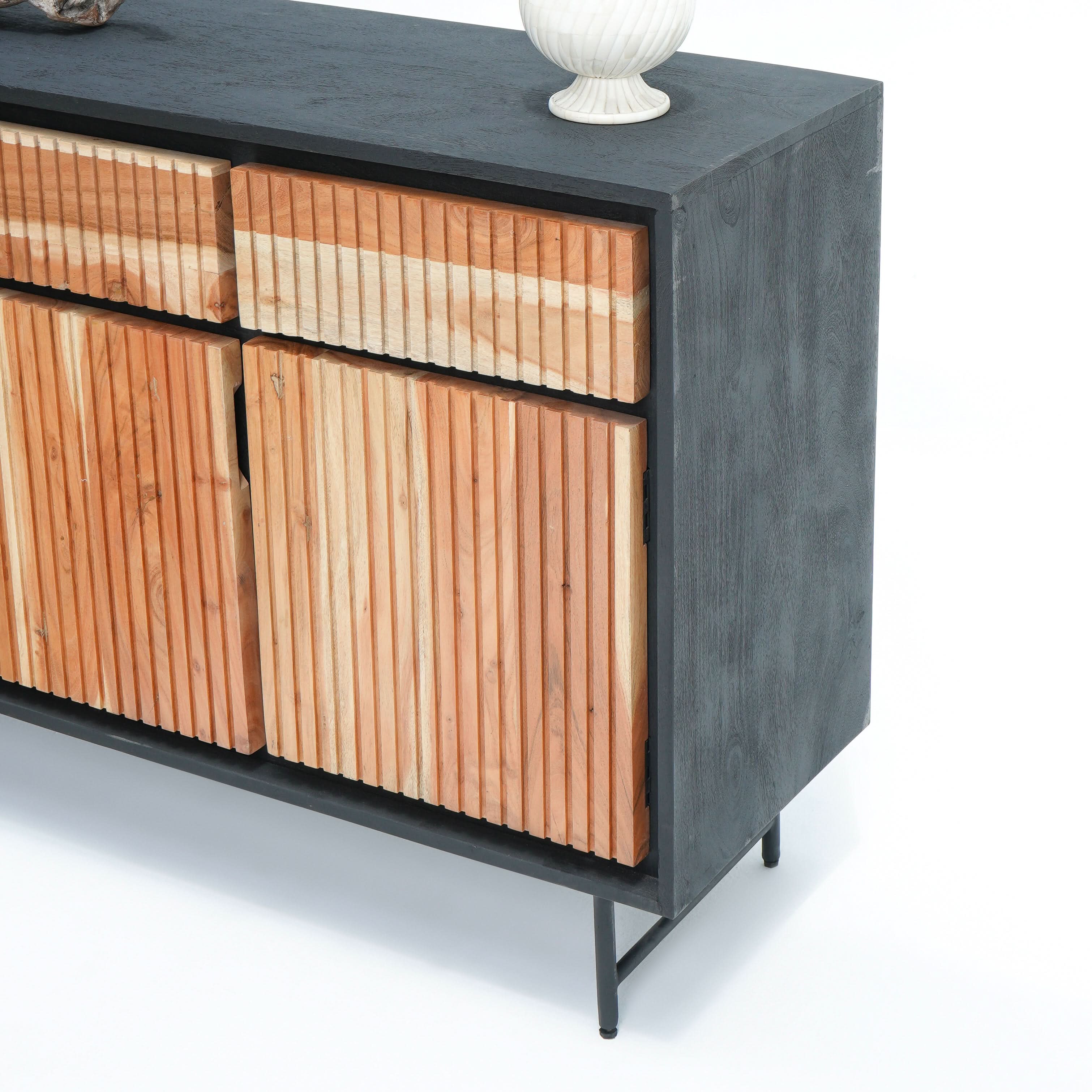 FLORENCE ACACIA WOOD SIDBEOARD - Art and craft furniture