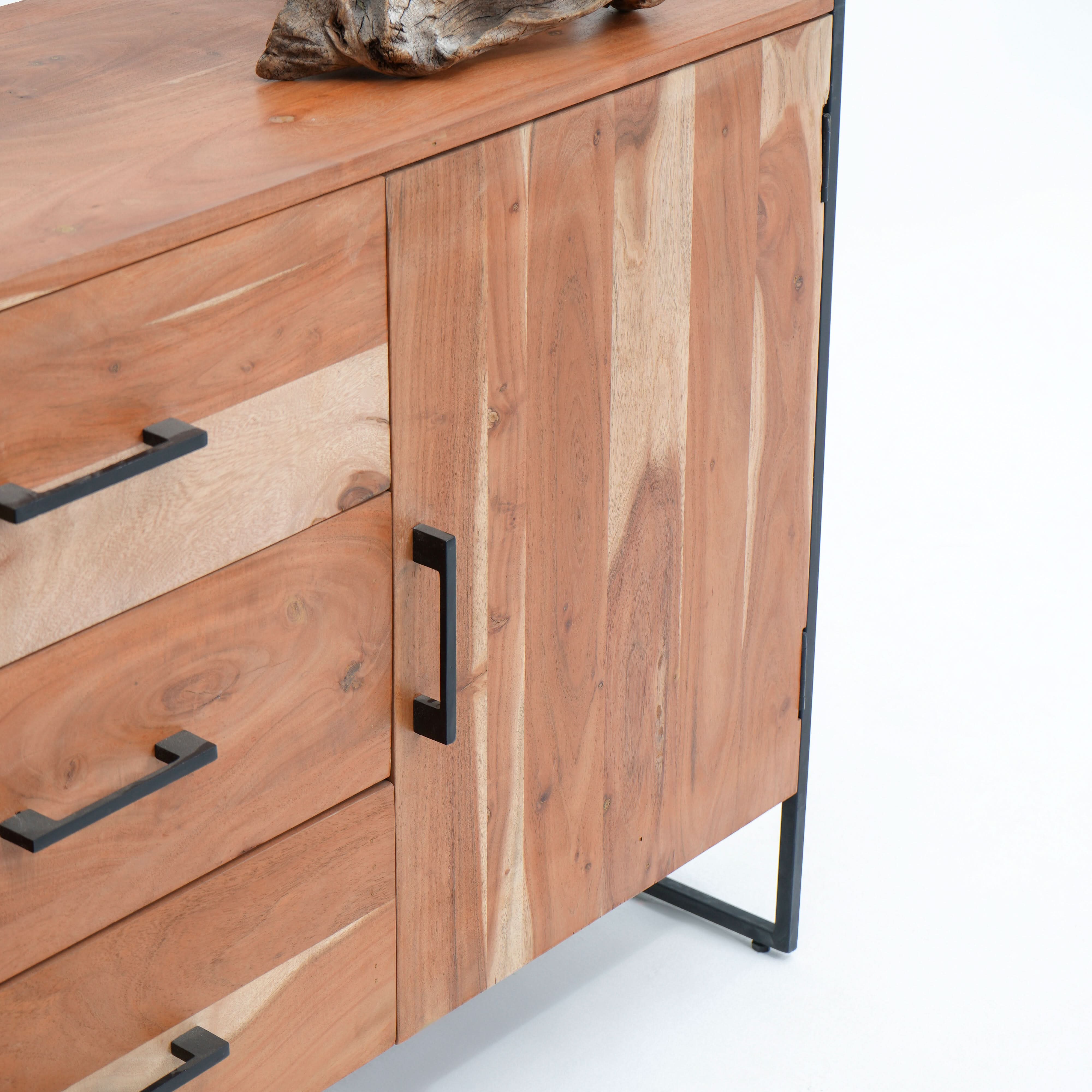 VILLENEUVE TWO DOOR THREE DRAWER SIDEBOARD - Art and craft furniture