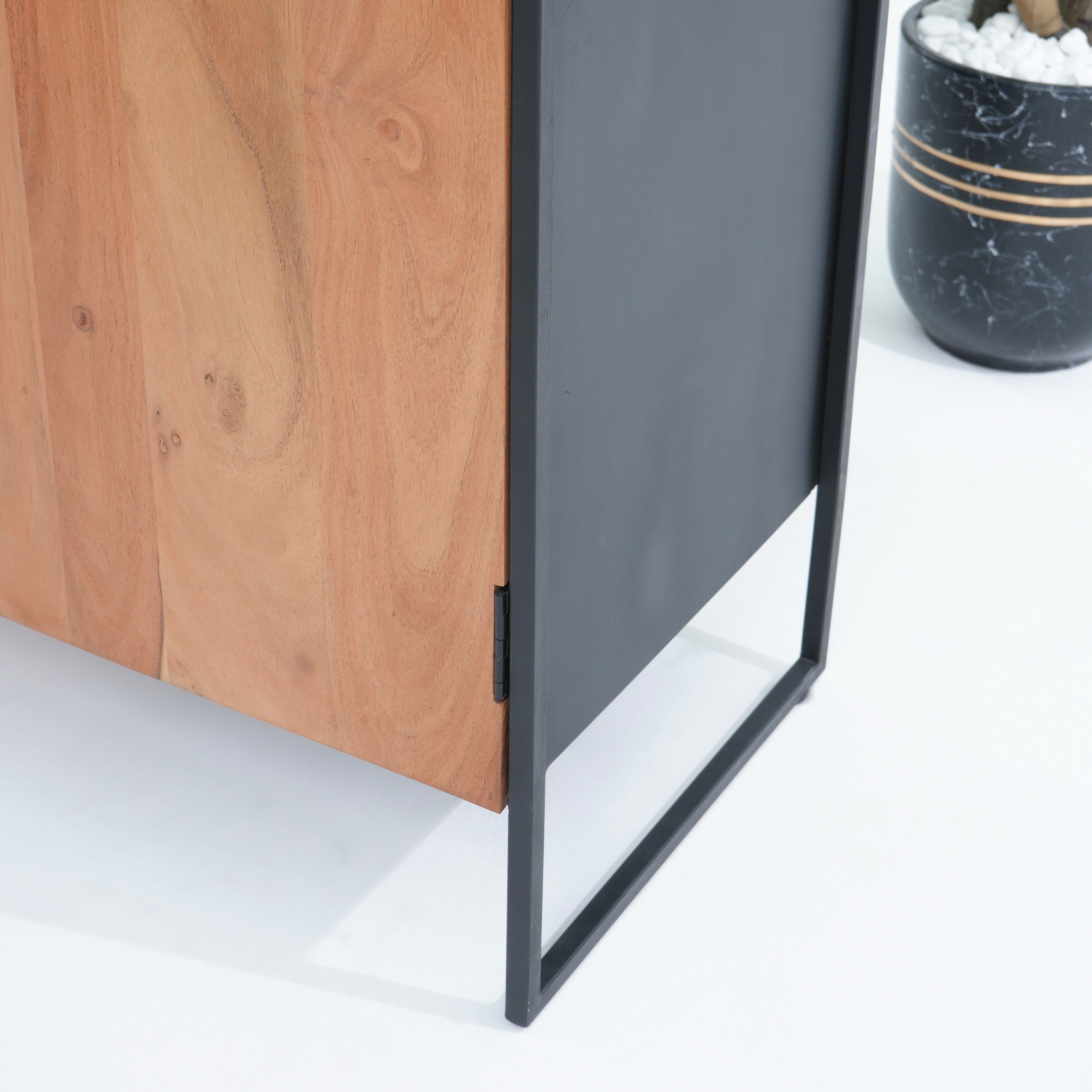 Villeneuve acacia three door three drawer sideboard