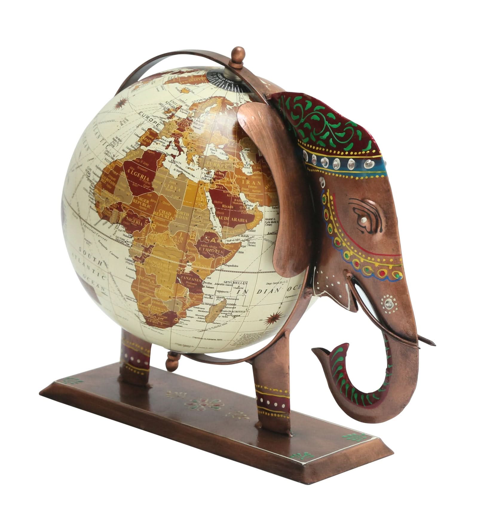 ELEPHANT METAL GLOBE - Art and craft furniture