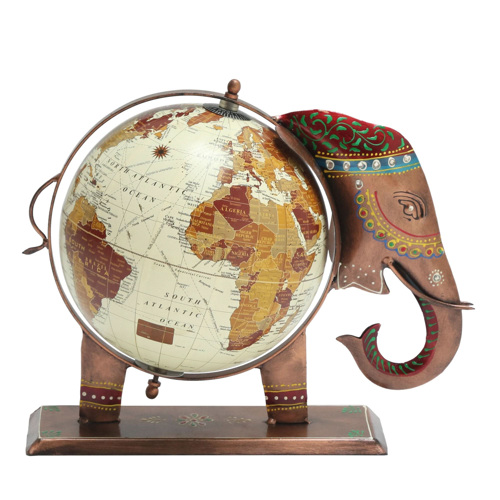 ELEPHANT METAL GLOBE - Art and craft furniture