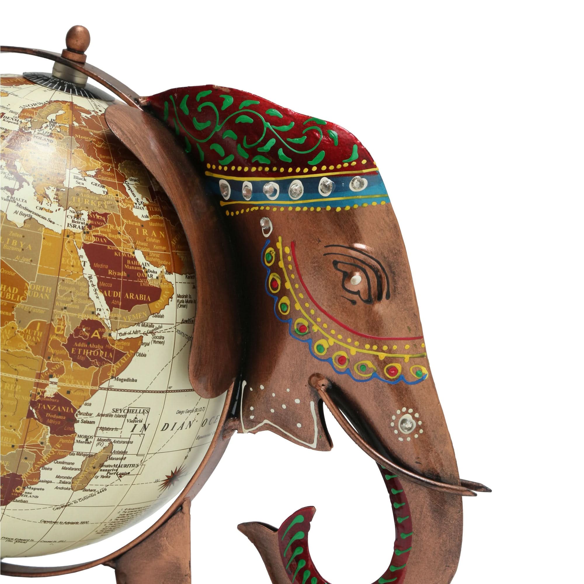 ELEPHANT METAL GLOBE - Art and craft furniture