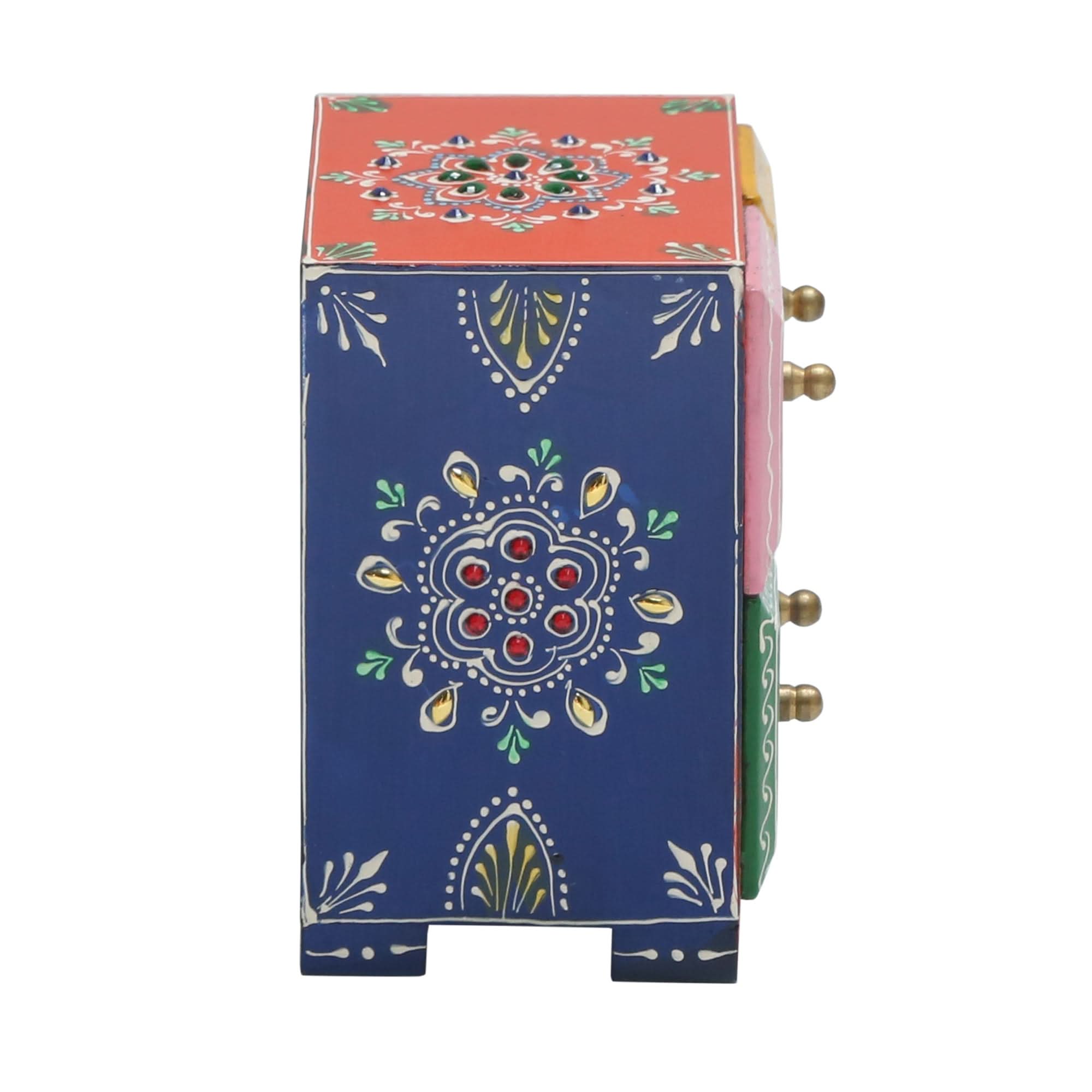 WOODEN CHEST OF DRAWER PAINTING - Art and craft furniture