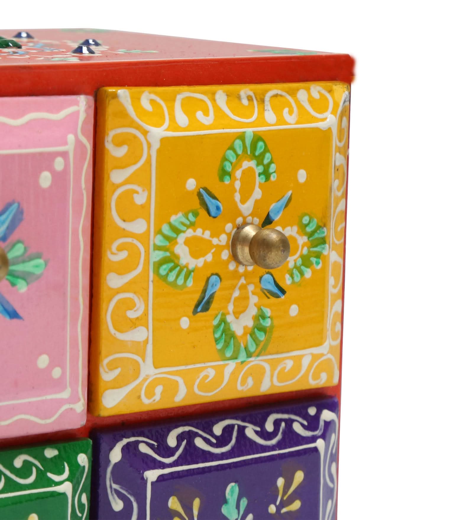 WOODEN CHEST OF DRAWER PAINTING - Art and craft furniture