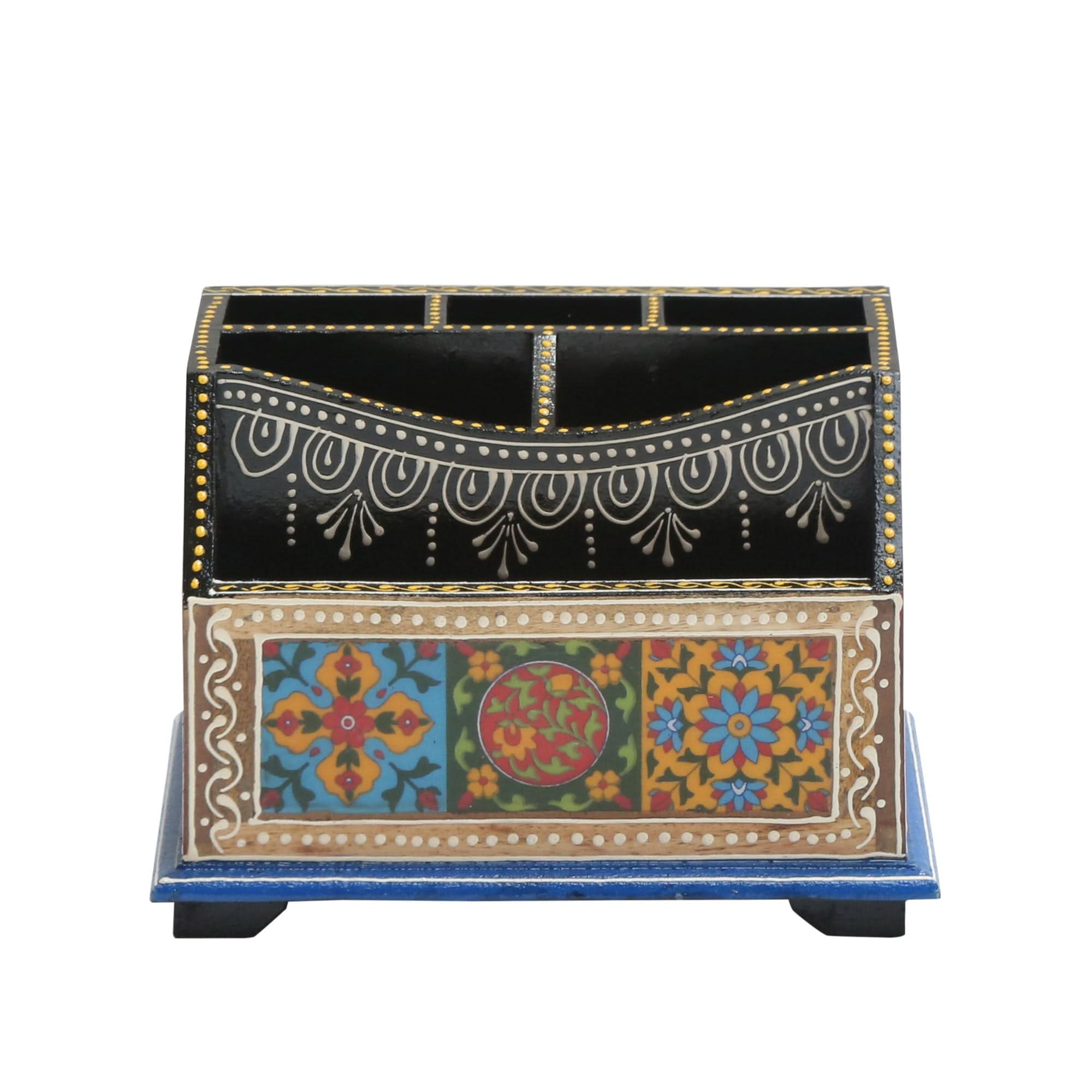 WOODEN STAIONARY STAND PAINTING - Art and craft furniture