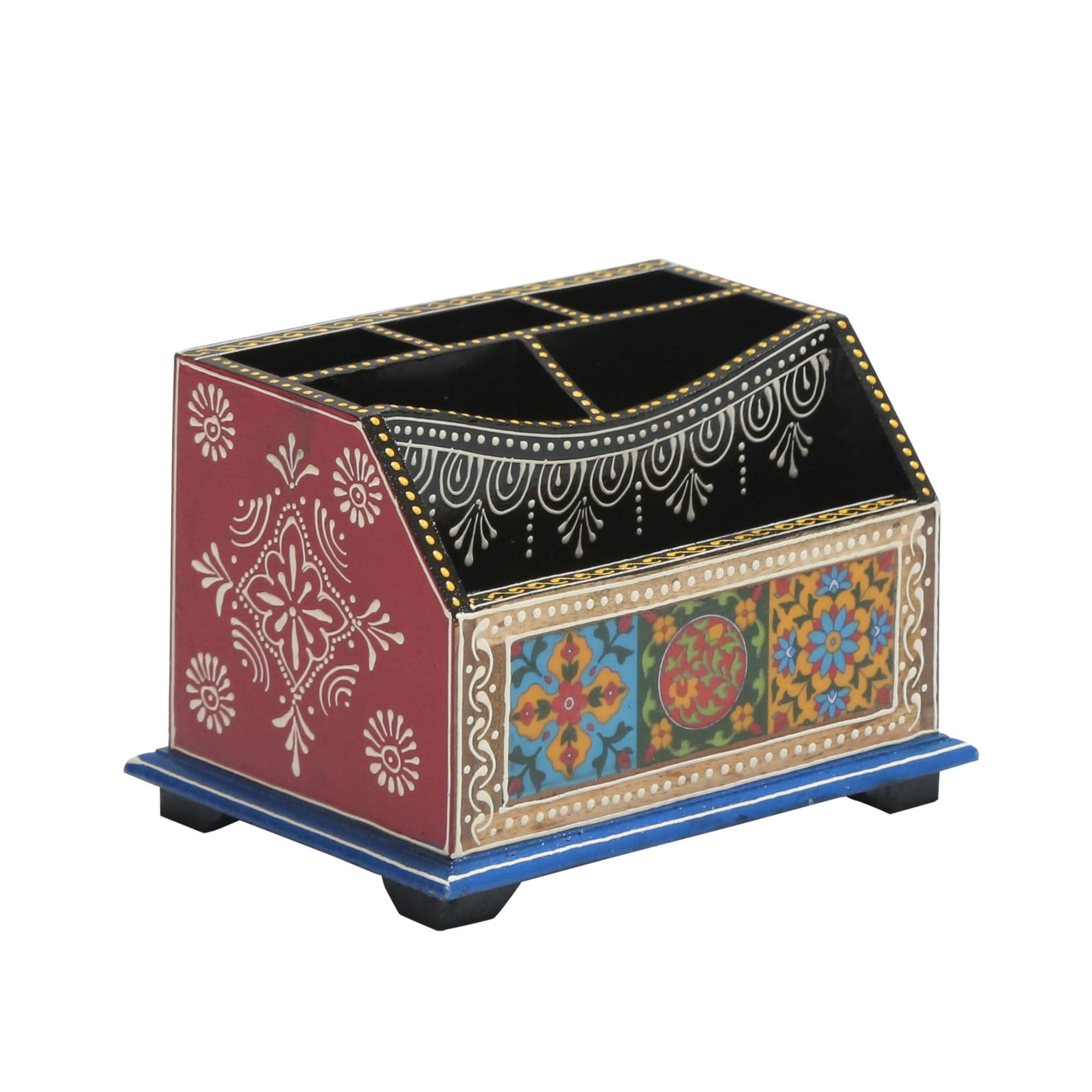 WOODEN STAIONARY STAND PAINTING - Art and craft furniture