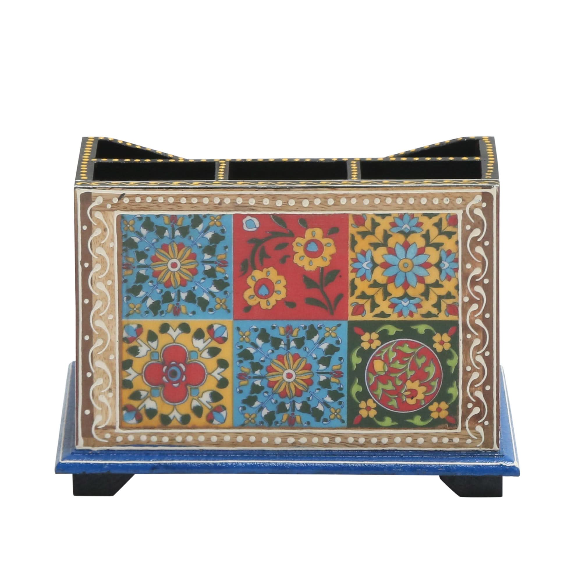 WOODEN STAIONARY STAND PAINTING - Art and craft furniture