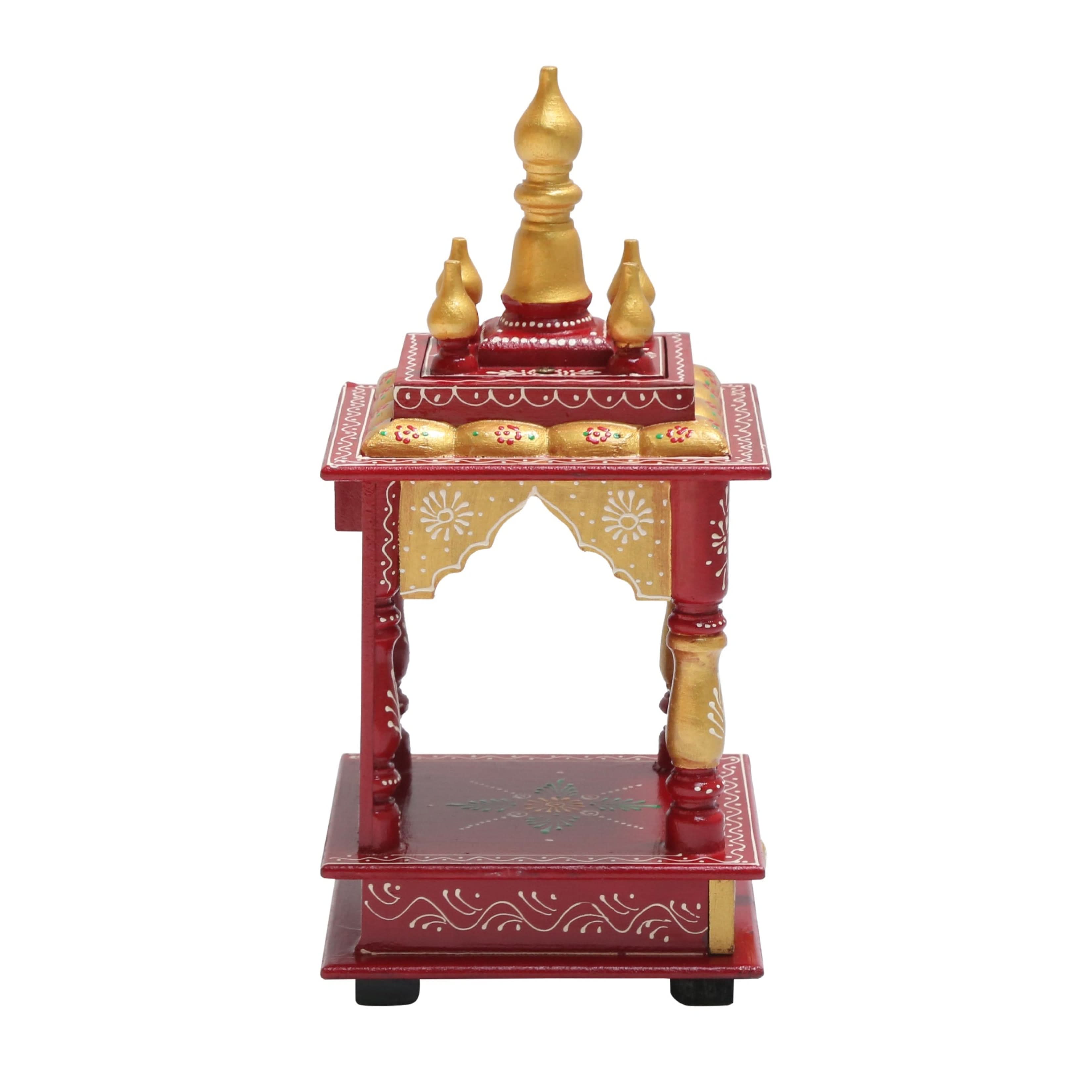 WOODEN SMALL PAINTING TEMPLE - Art and craft furniture