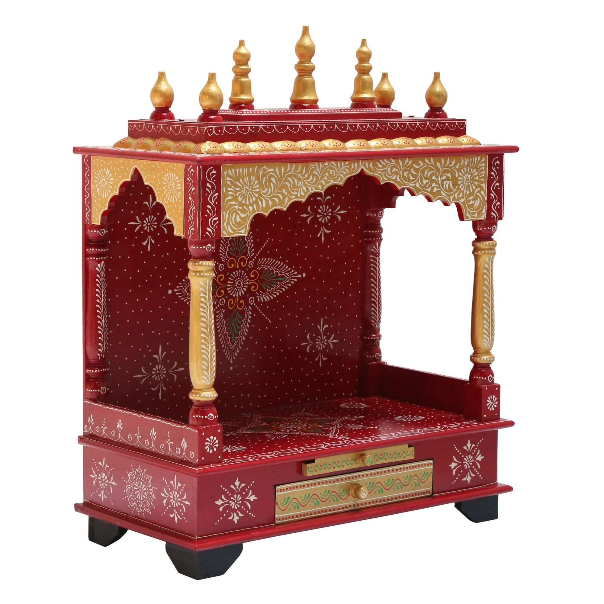WOODEN SMALL PAINTING TEMPLE - Art and craft furniture