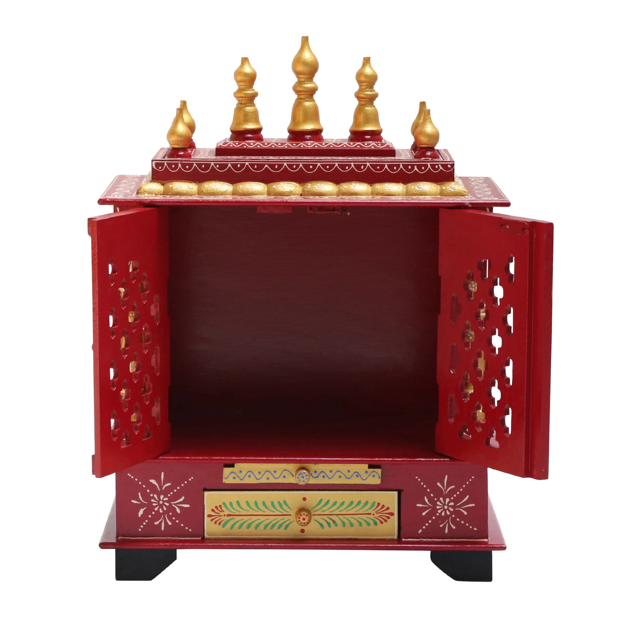 WOODEN SMALL PAINTING TEMPLE - Art and craft furniture