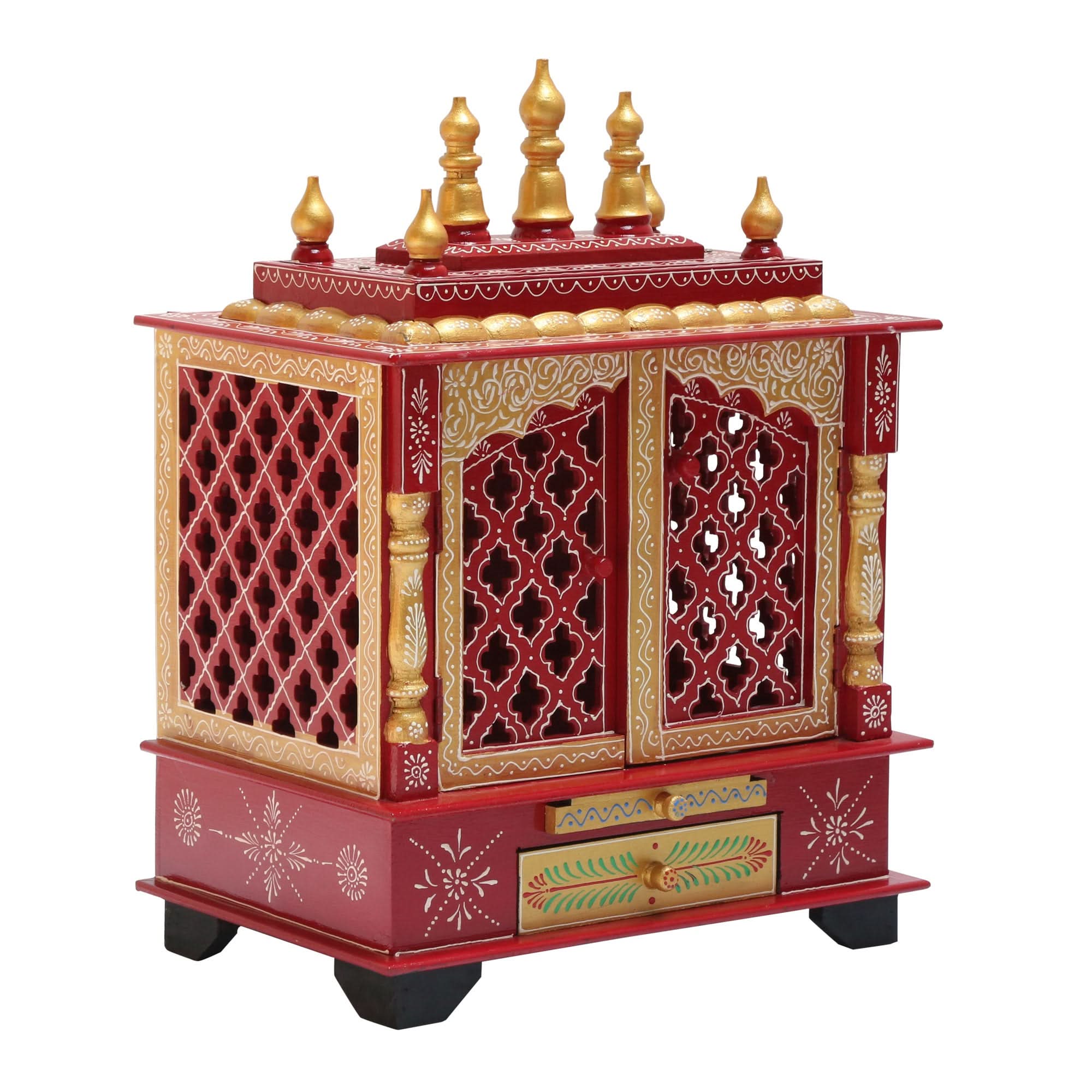 WOODEN SMALL PAINTING TEMPLE - Art and craft furniture