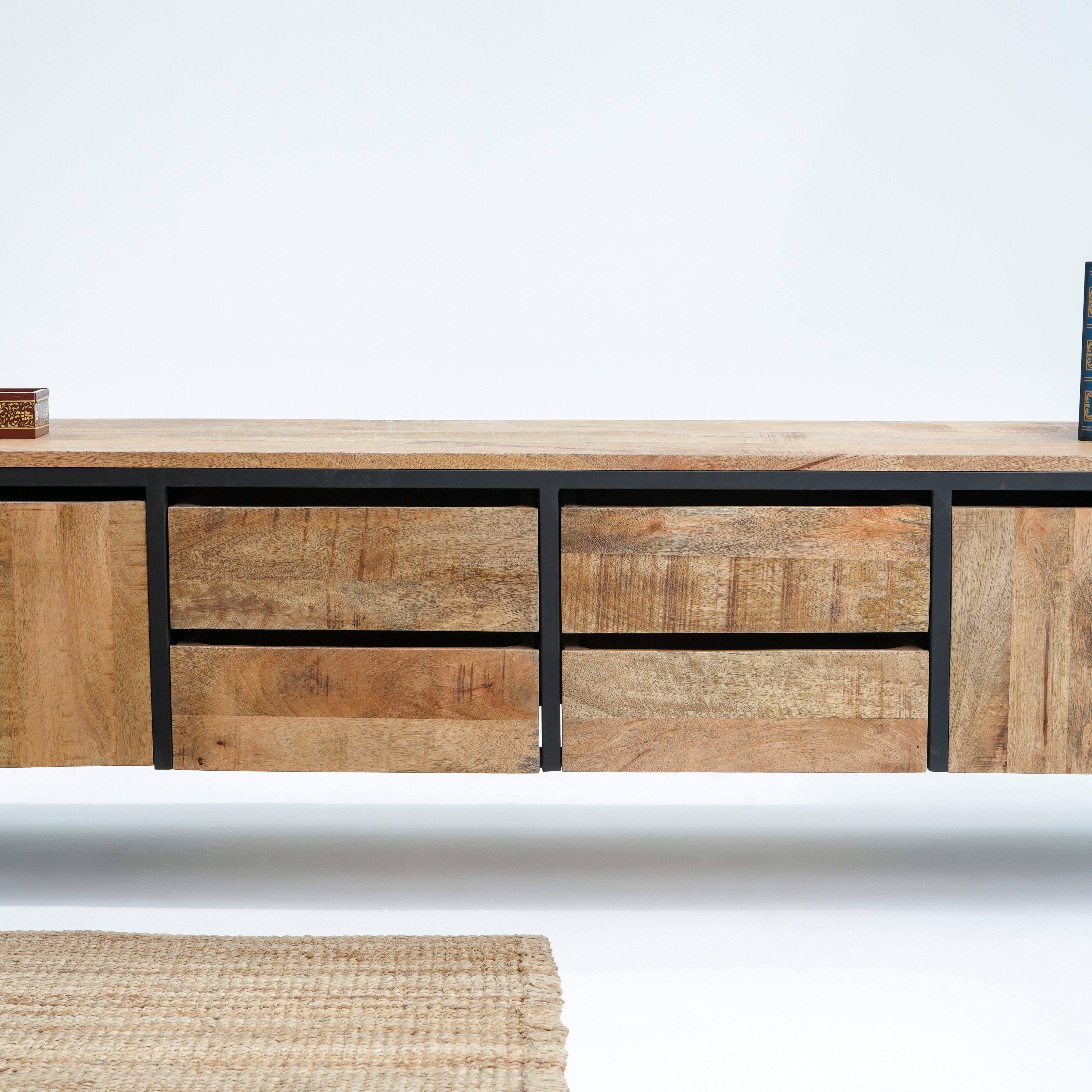 Athens Rough Wood Tv stand