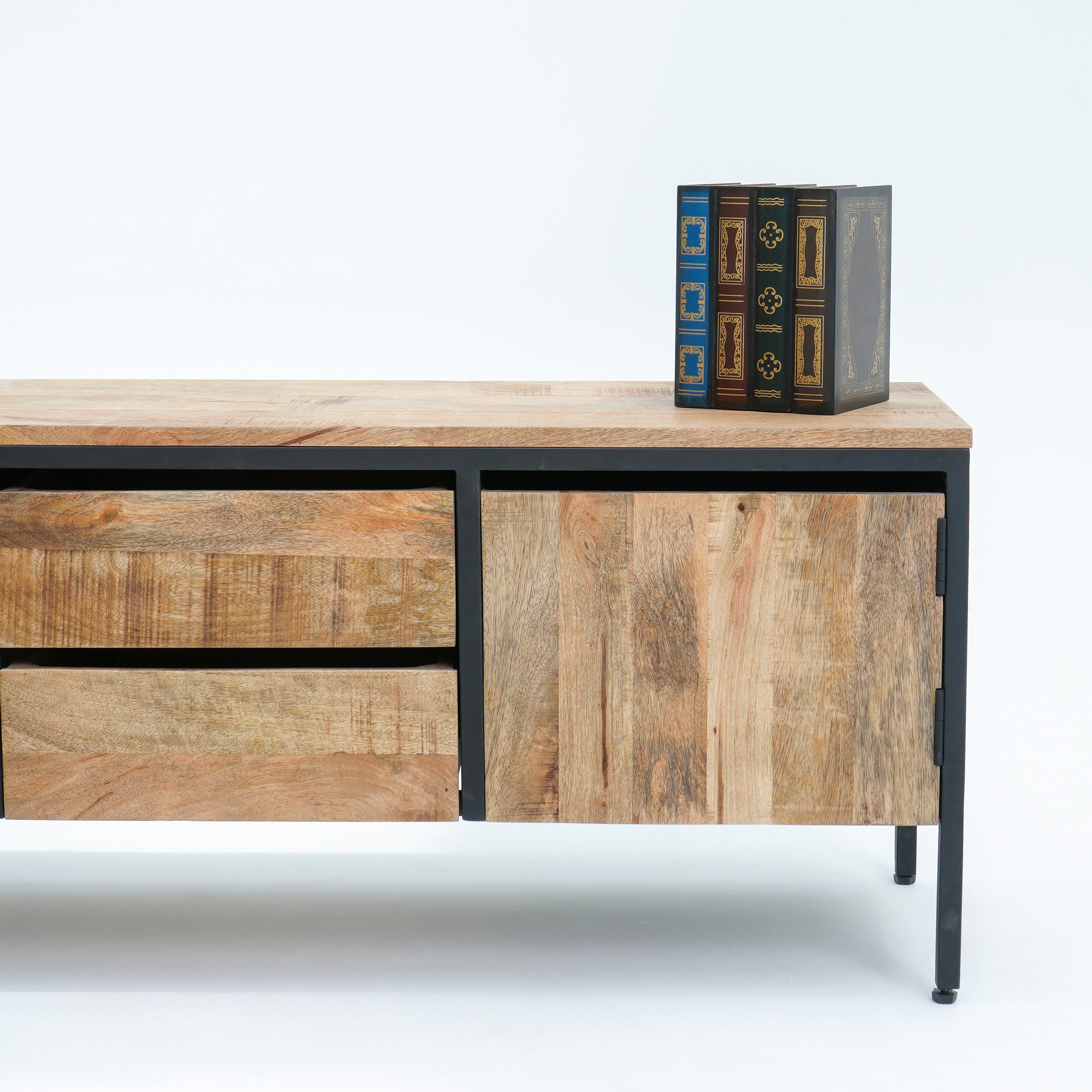 Athens Rough Wood Tv stand