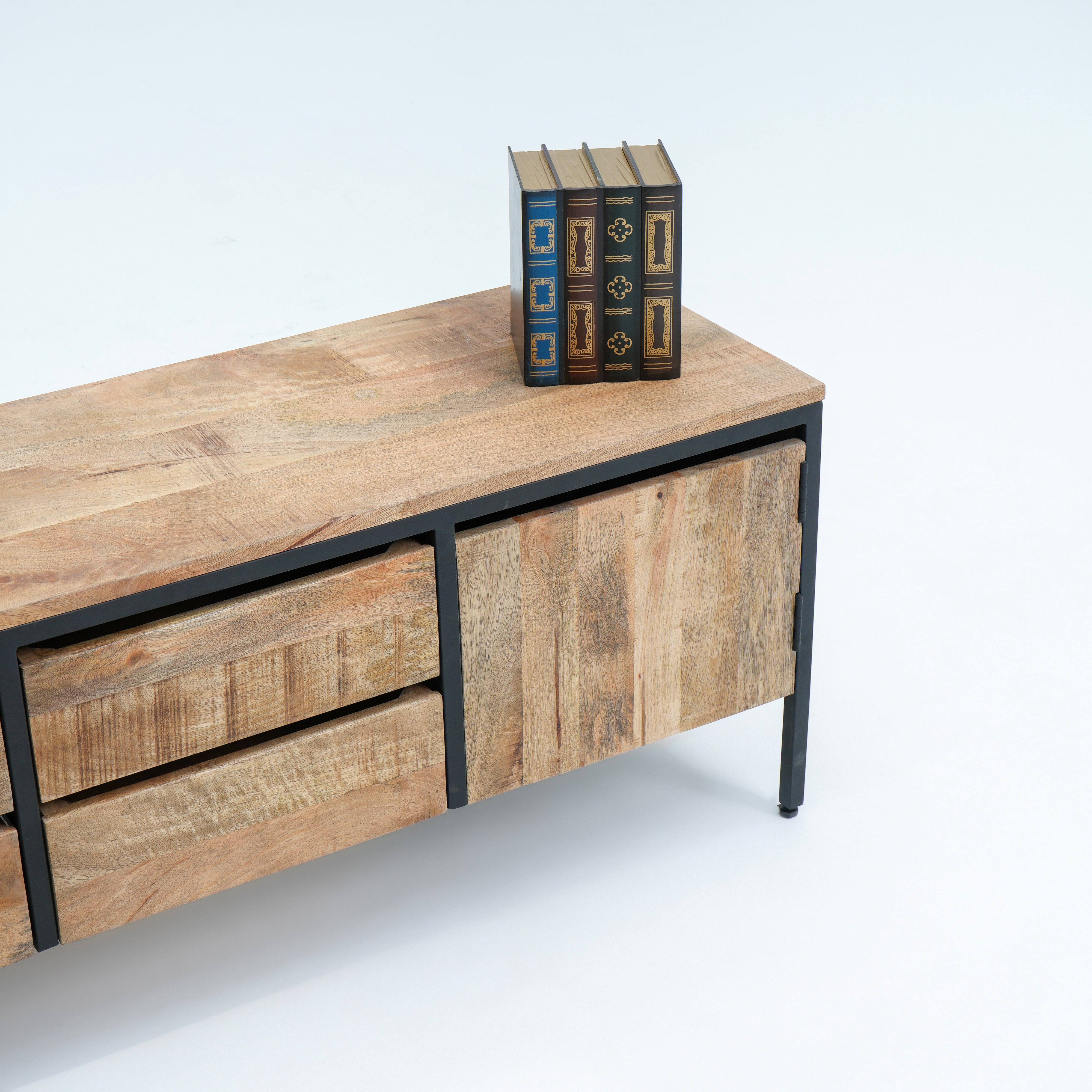 Athens Rough Wood Tv stand