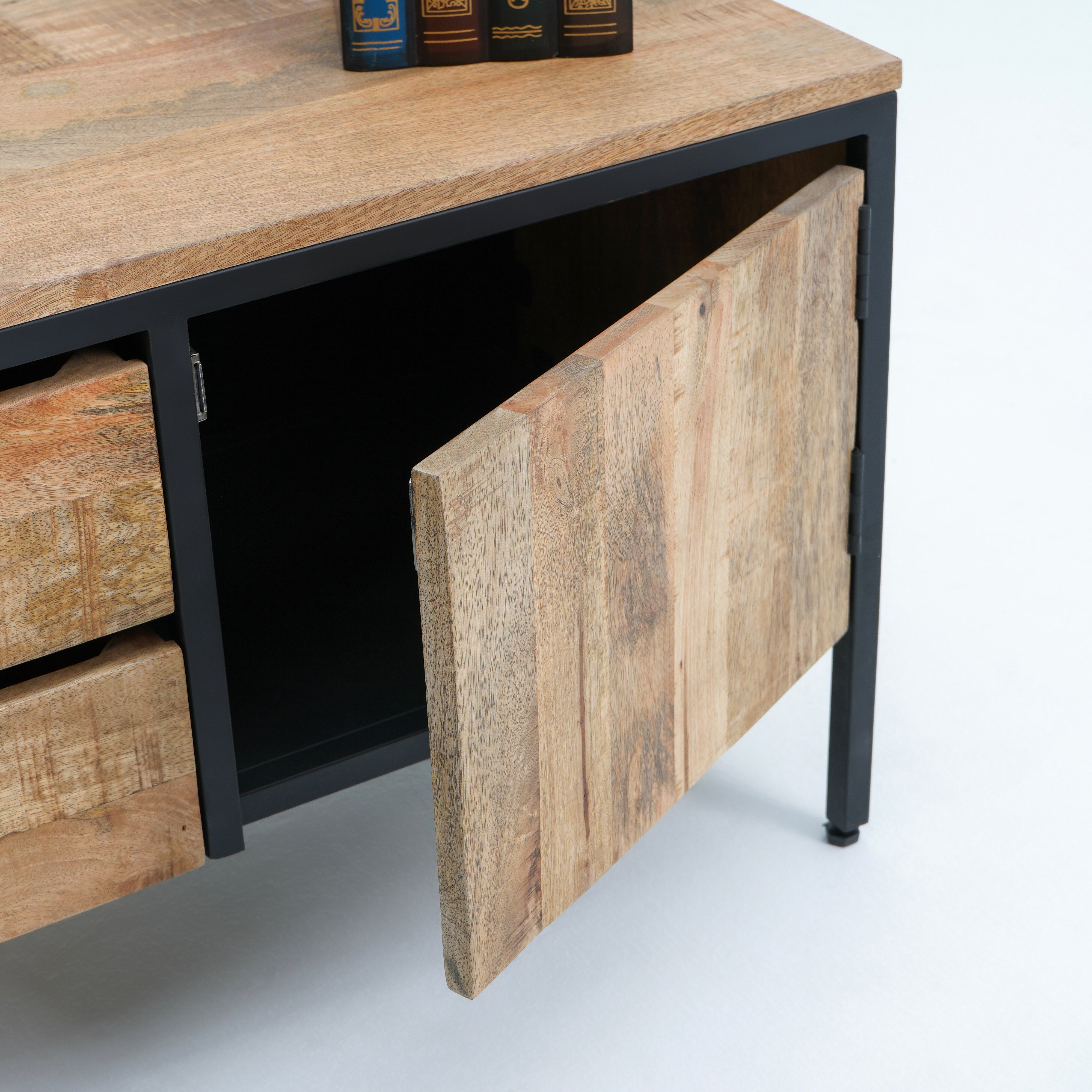Athens Rough Wood Tv stand