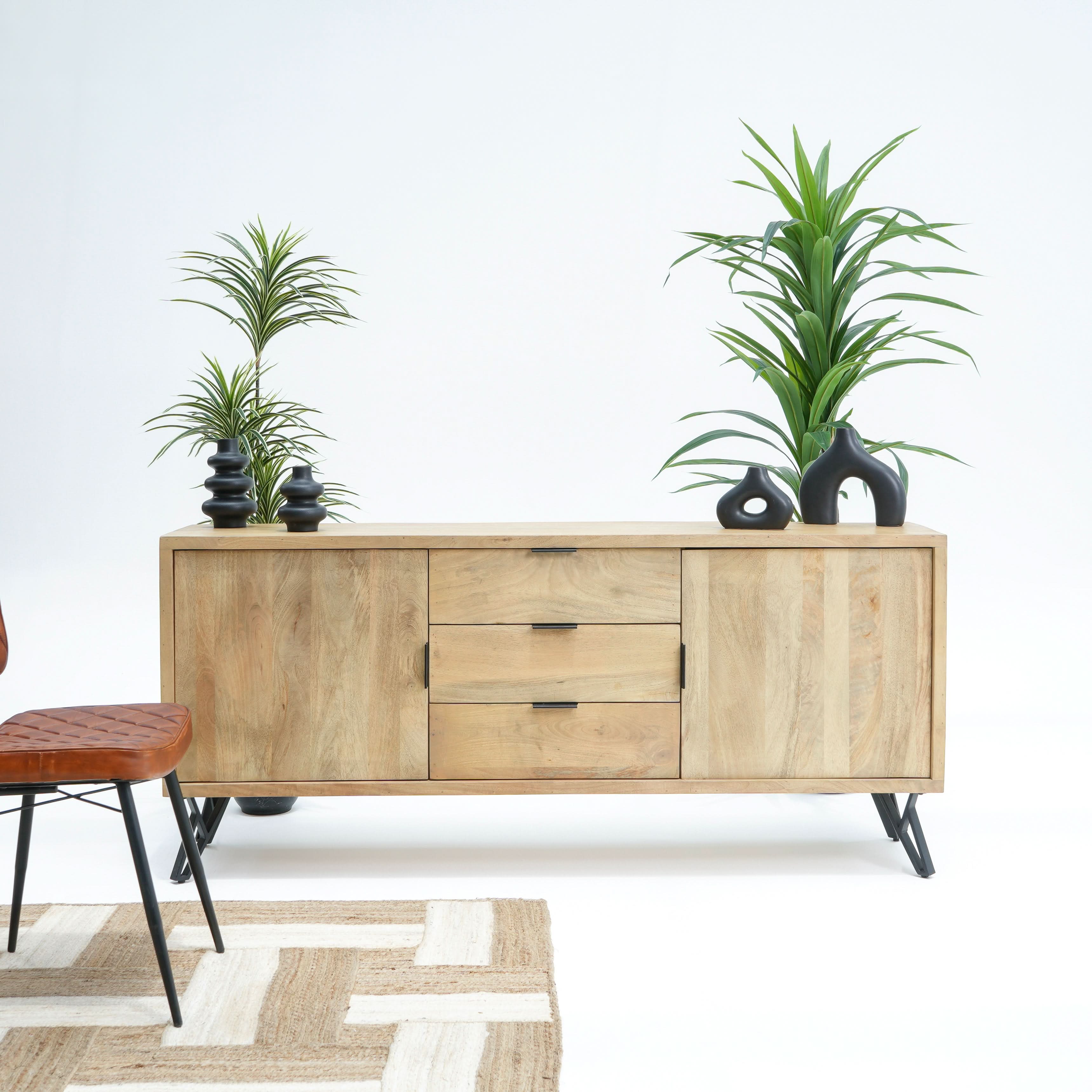 AVENUE TWO DOOR THREE DRAWER SIDEBOARD - Art and craft furniture