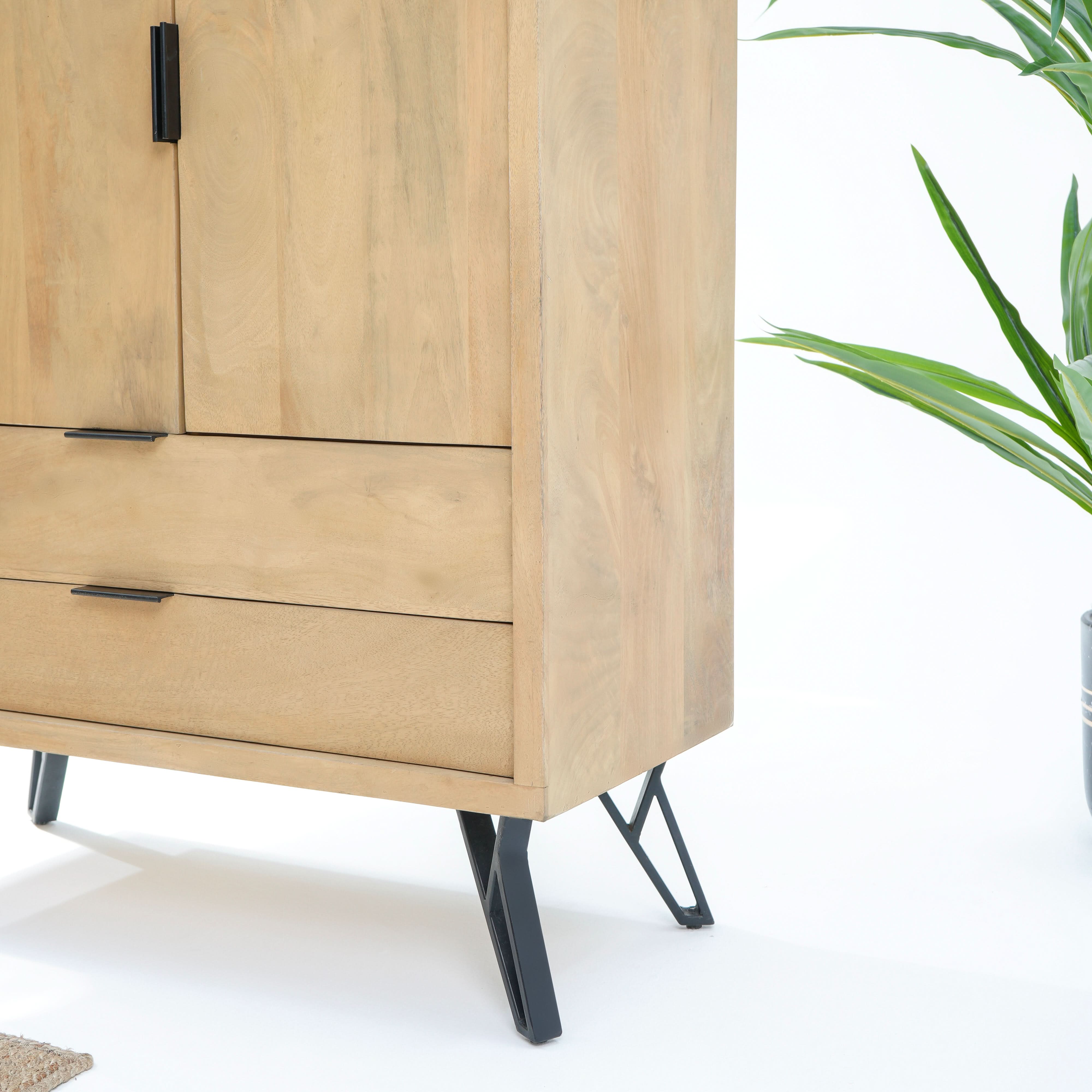AVENUE TWO DRAWER THREE DOOR CABINET - Art and craft furniture