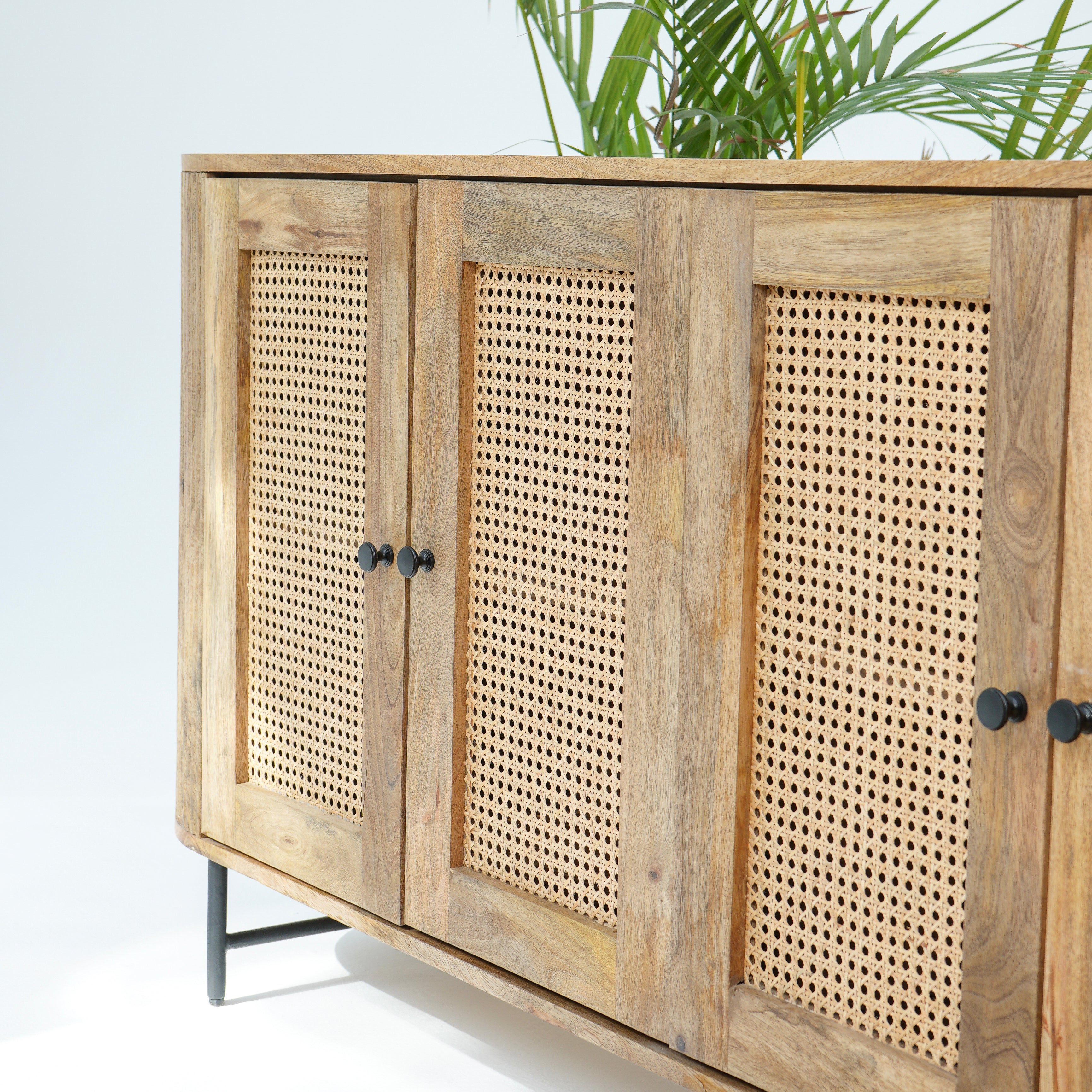 Windsor cane four door sideboard