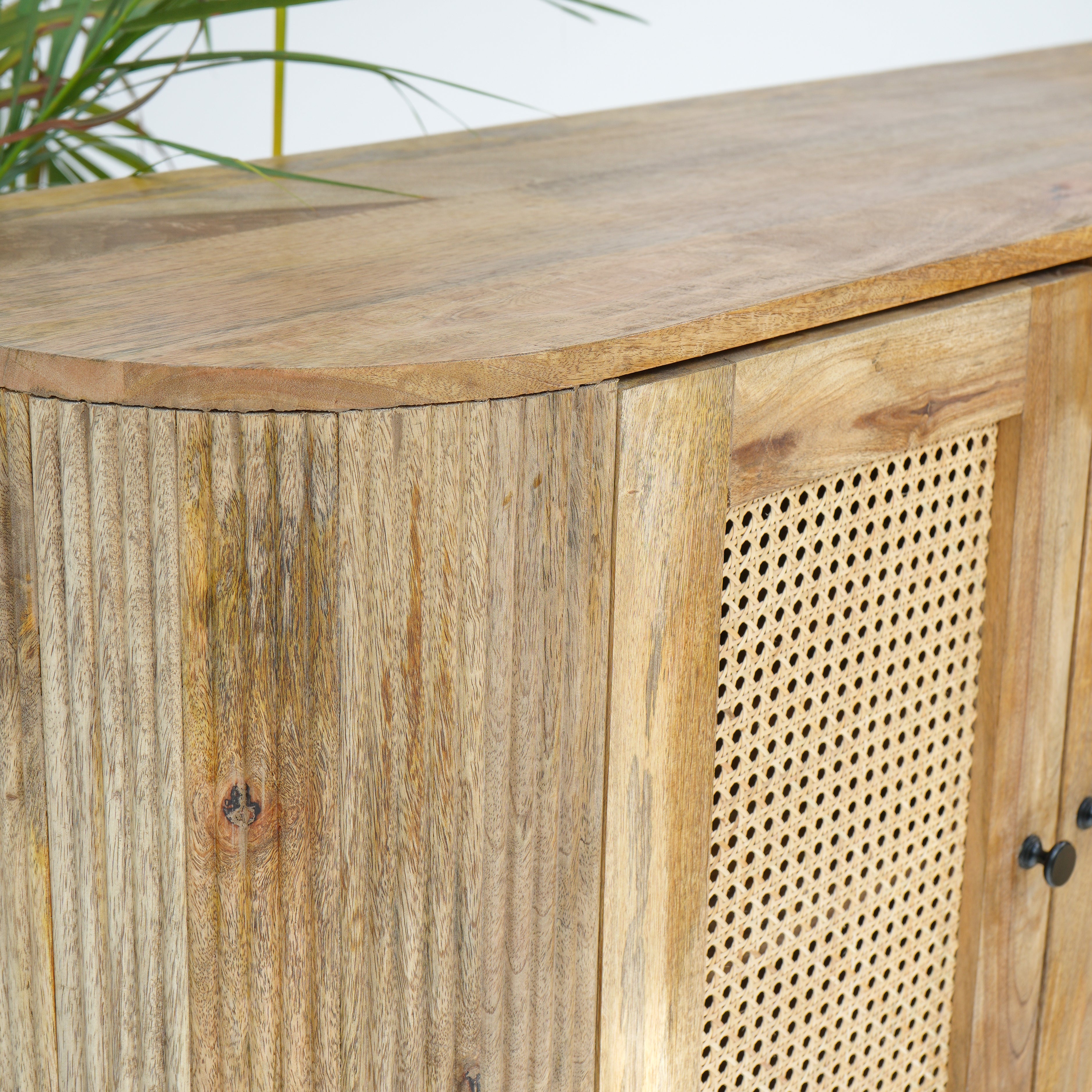 Windsor cane four door sideboard