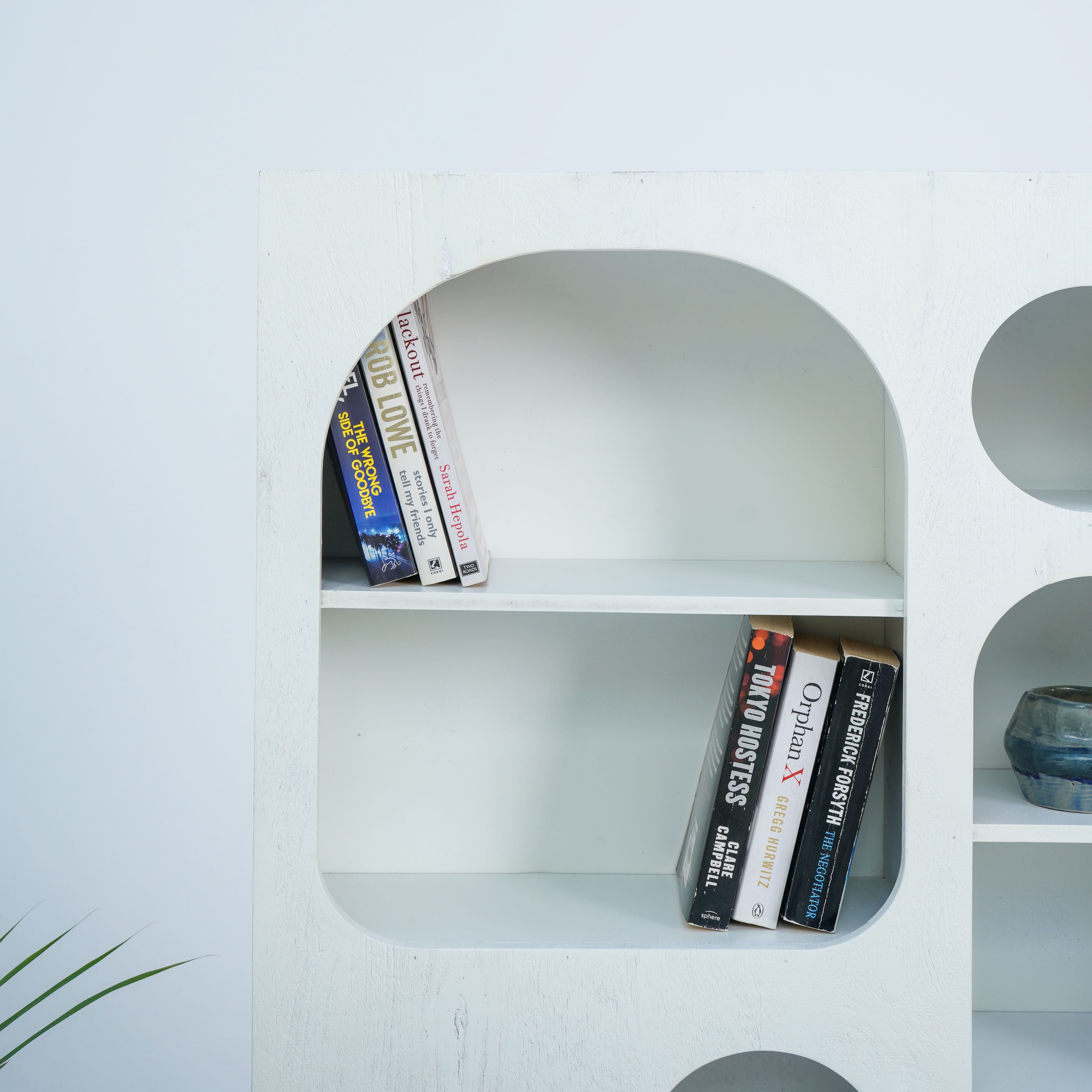 ARCH WALL HANGING OPEN BOOKSHELF - Art and craft furniture