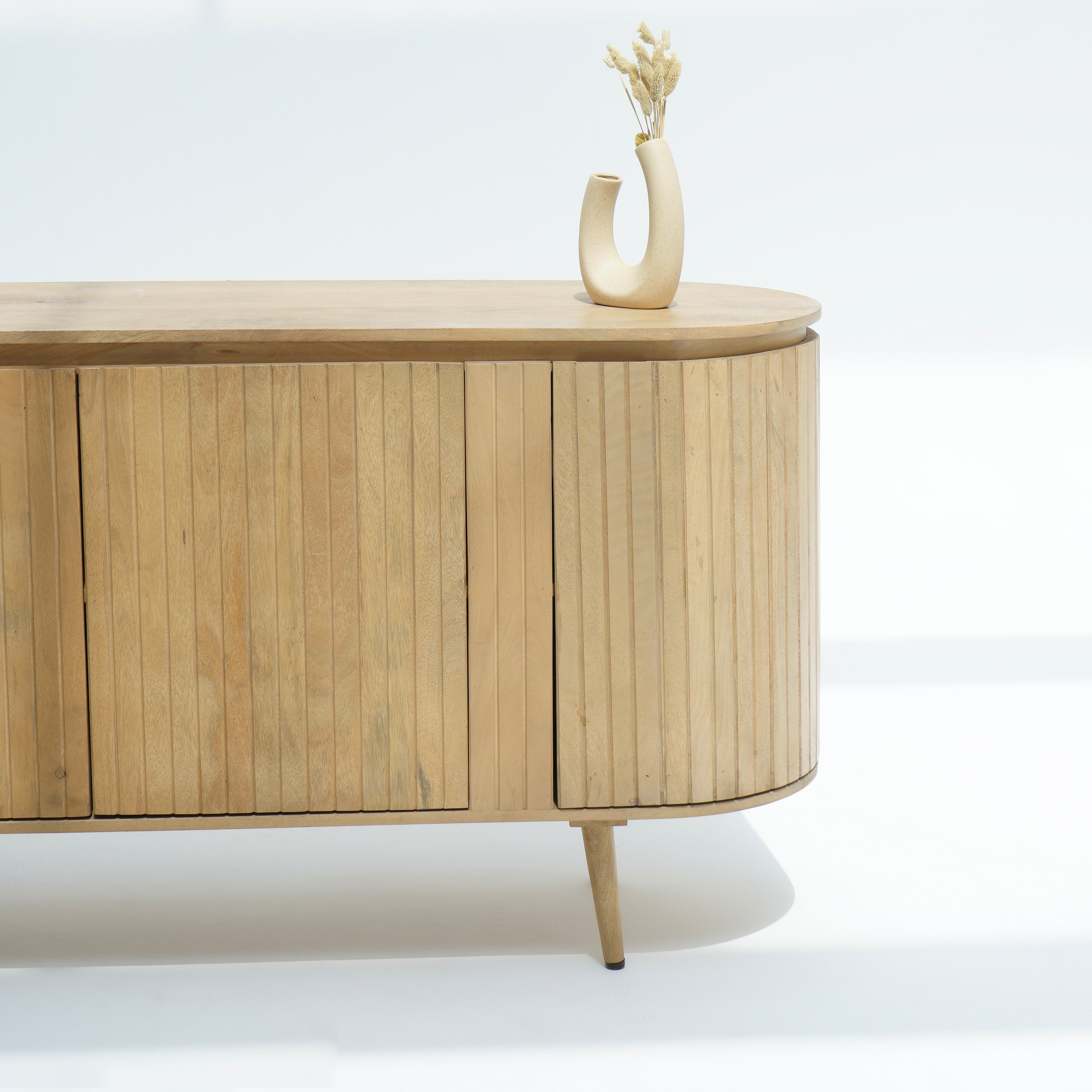 Riviera half round sideboard