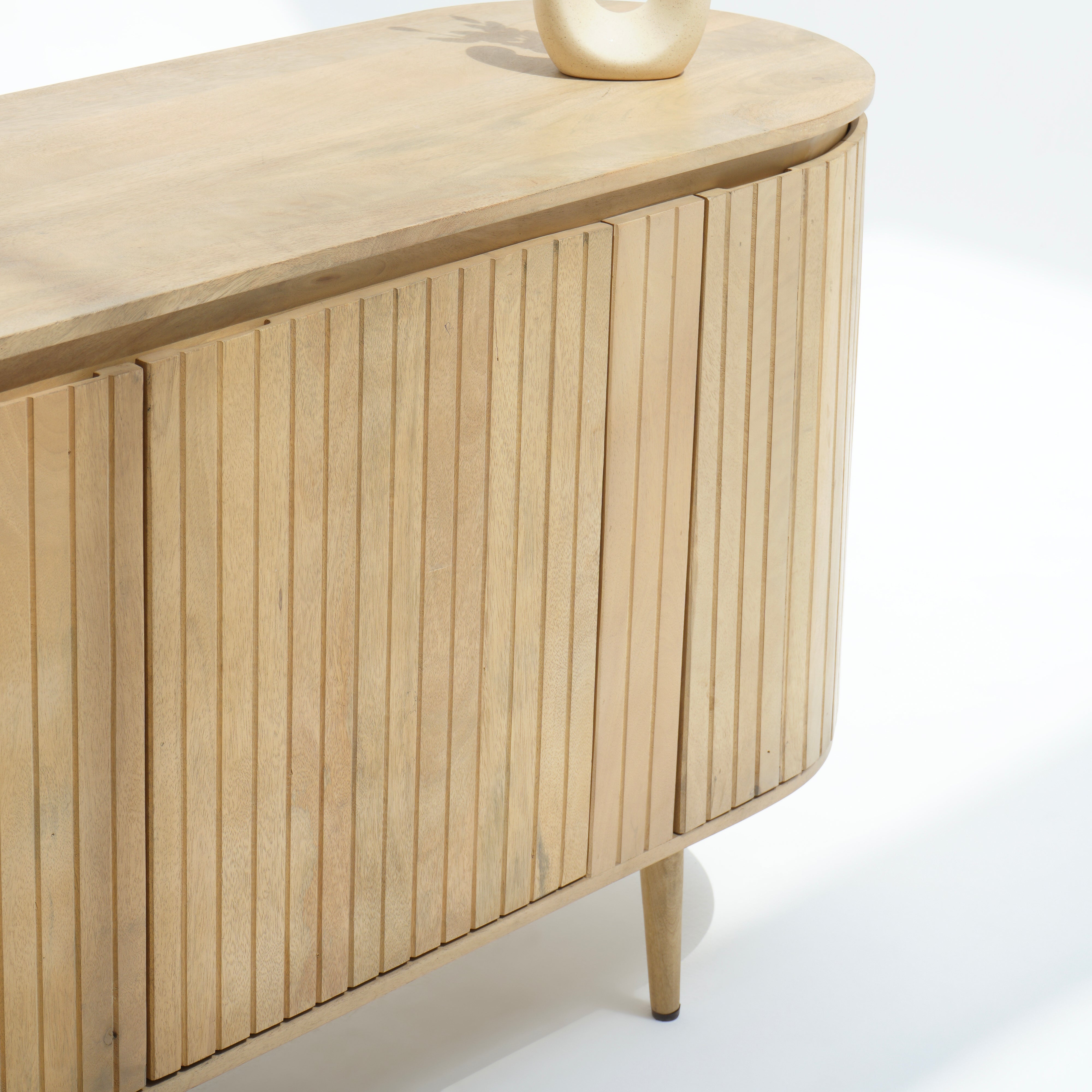 Riviera half round sideboard