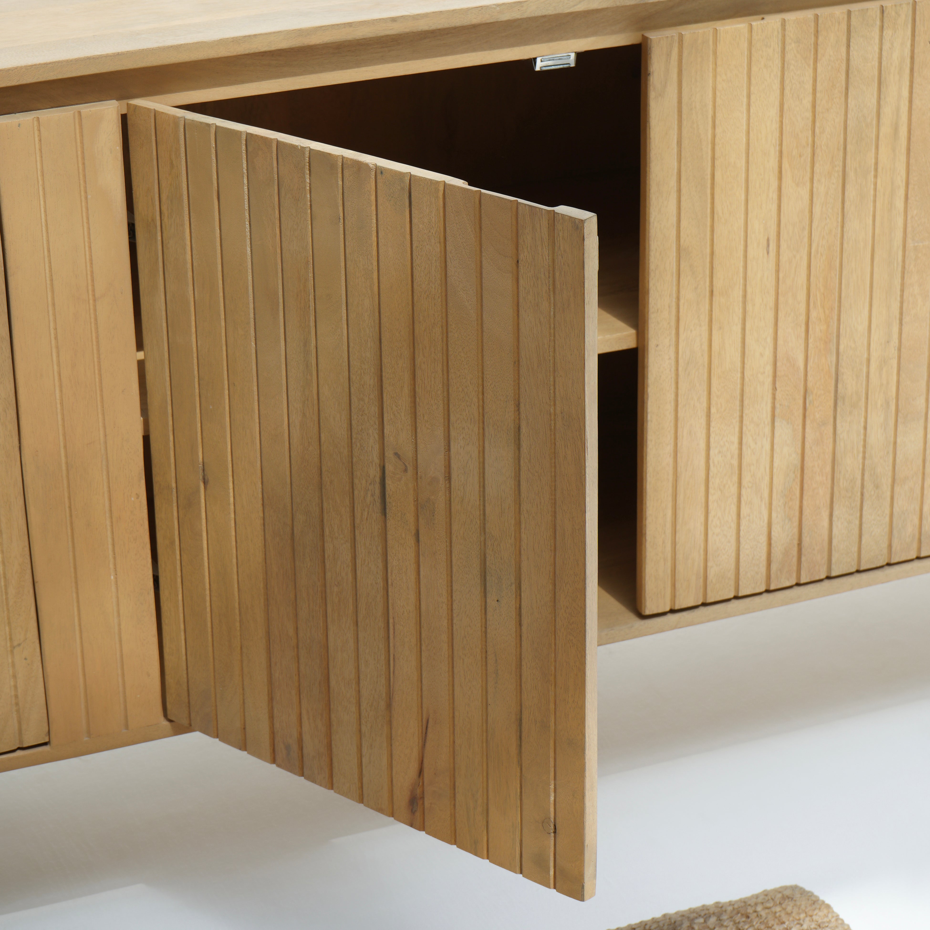 Riviera half round sideboard