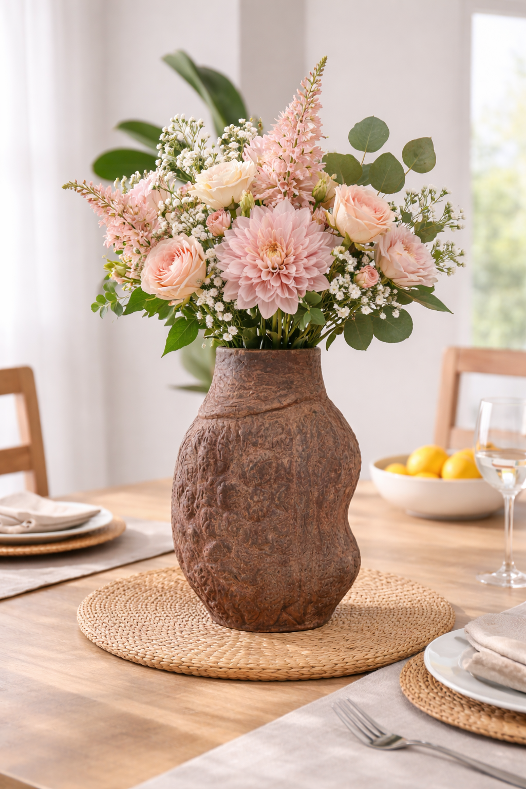 BRIGHT BLOSSOM FLOWER VASE - Art and craft furniture
