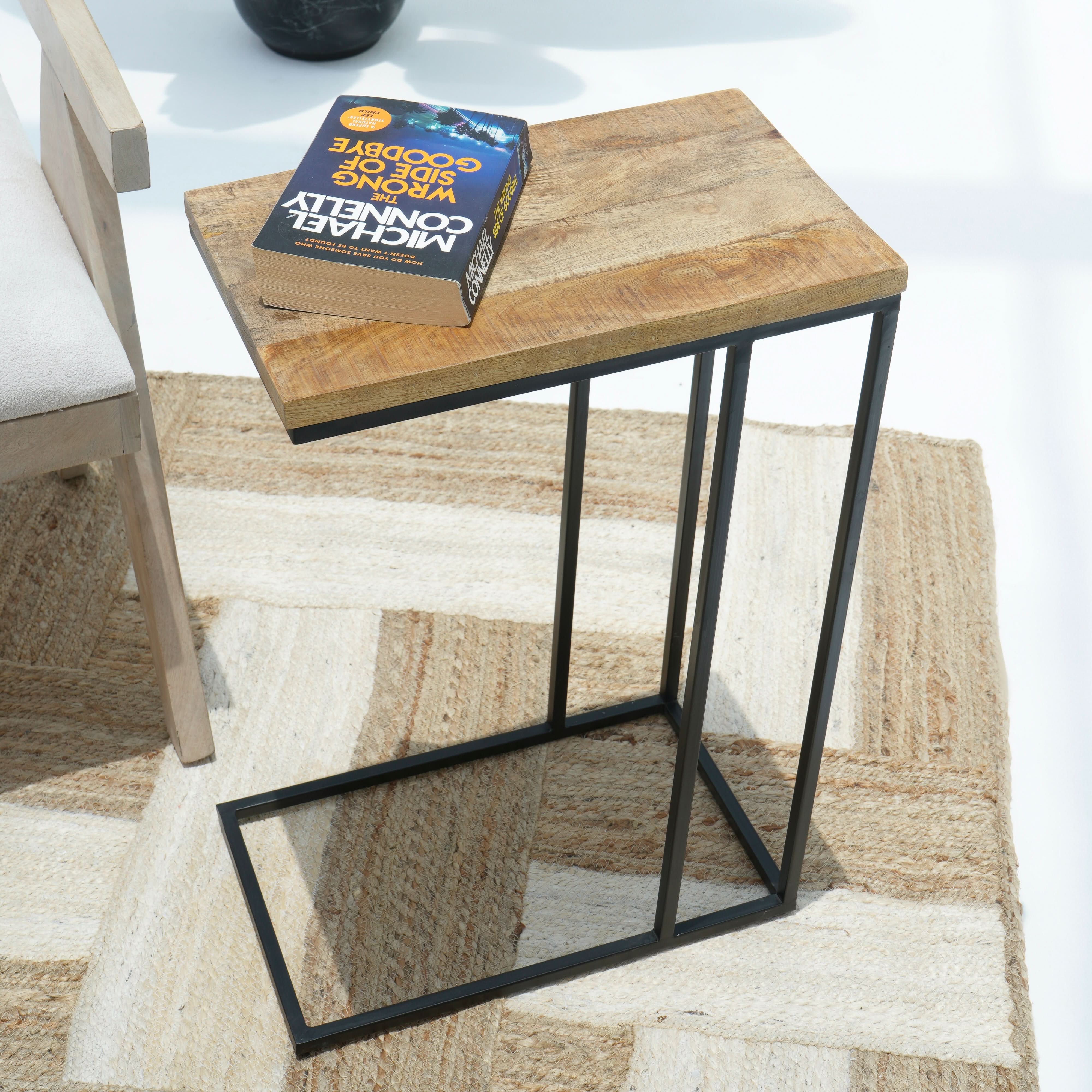 MANGOEDGE SIDE TABLE - Art and craft furniture