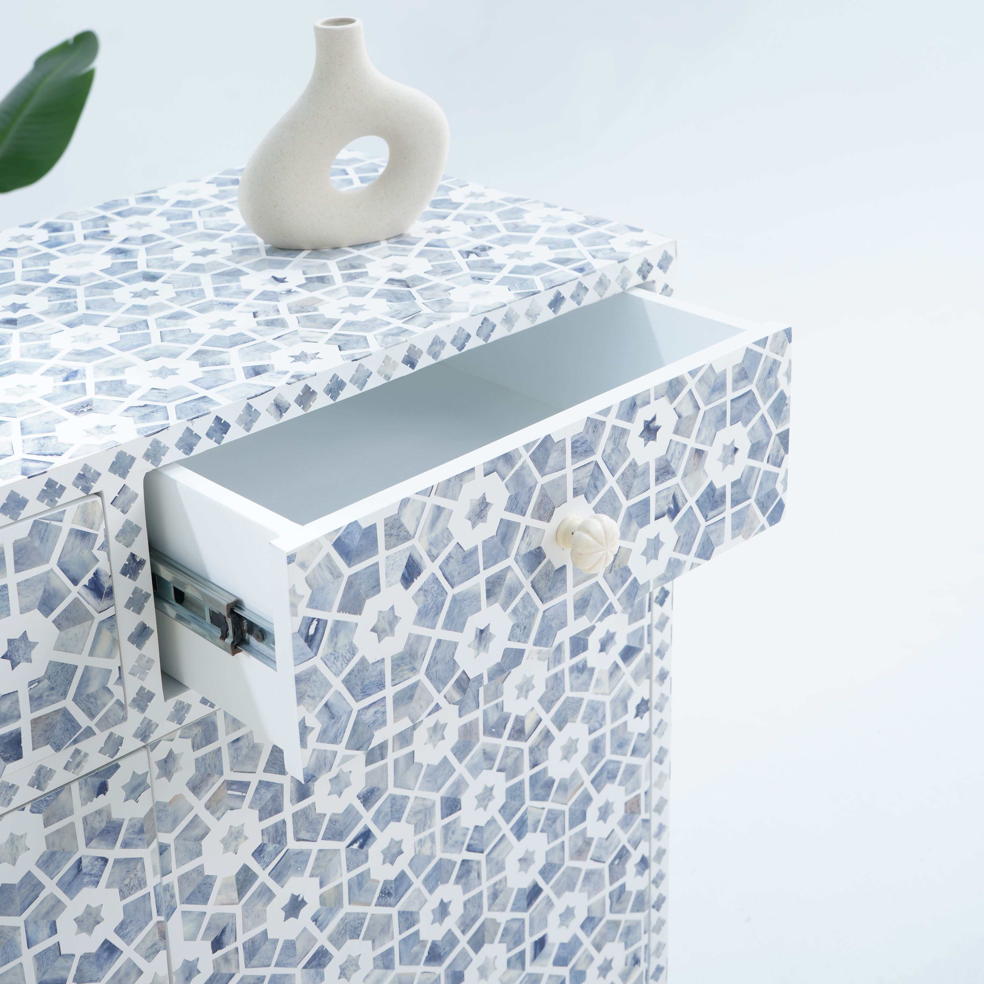 INLAY TWO DRAWER SIDEBOARD - Art and craft furniture