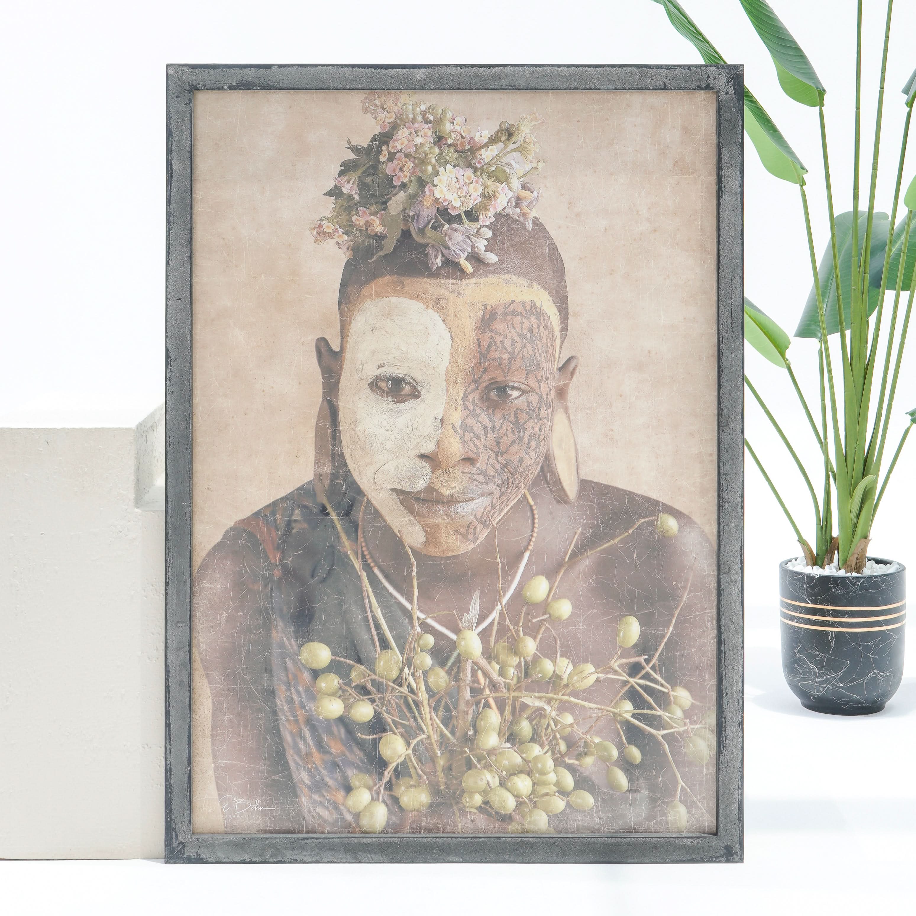 SERAPHIC PAINTING WITH FRAME - Art and craft furniture